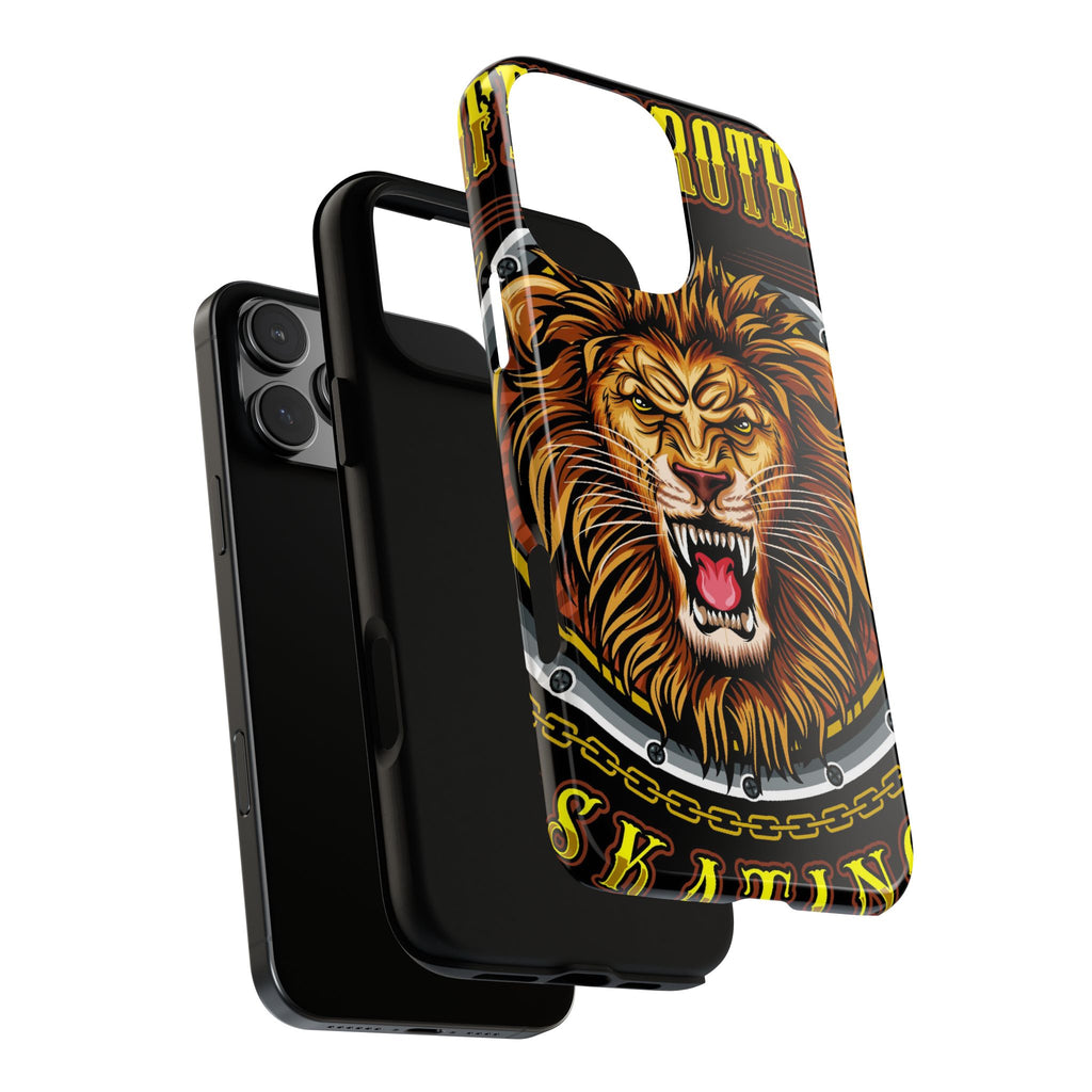 Lion King Tough Cases Phone Case — Fierce Roaring Lion Design, Protective Shockproof Cover