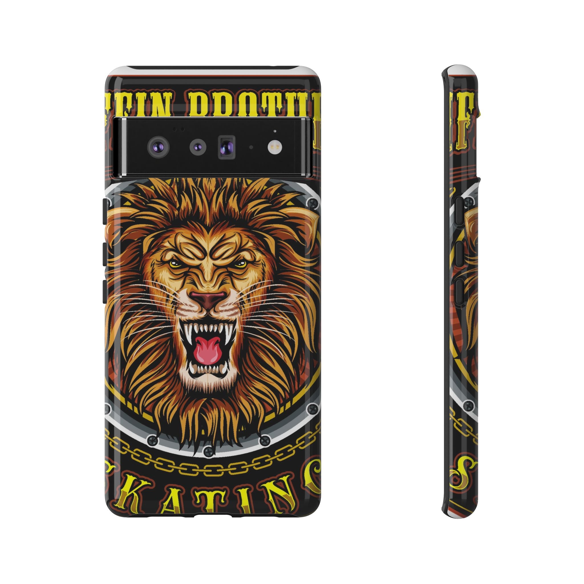 Lion King Tough Cases Phone Case — Fierce Roaring Lion Design, Protective Shockproof Cover