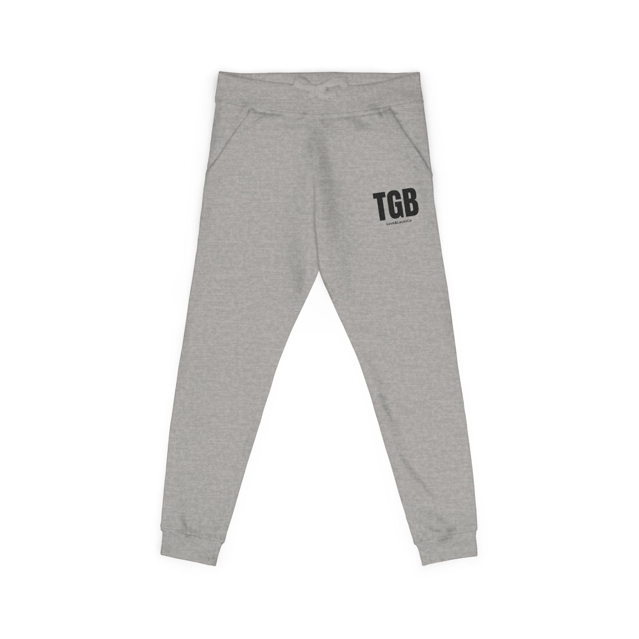Embroidered 'TGB' Fleece Sweatpants – Cozy Casual Joggers