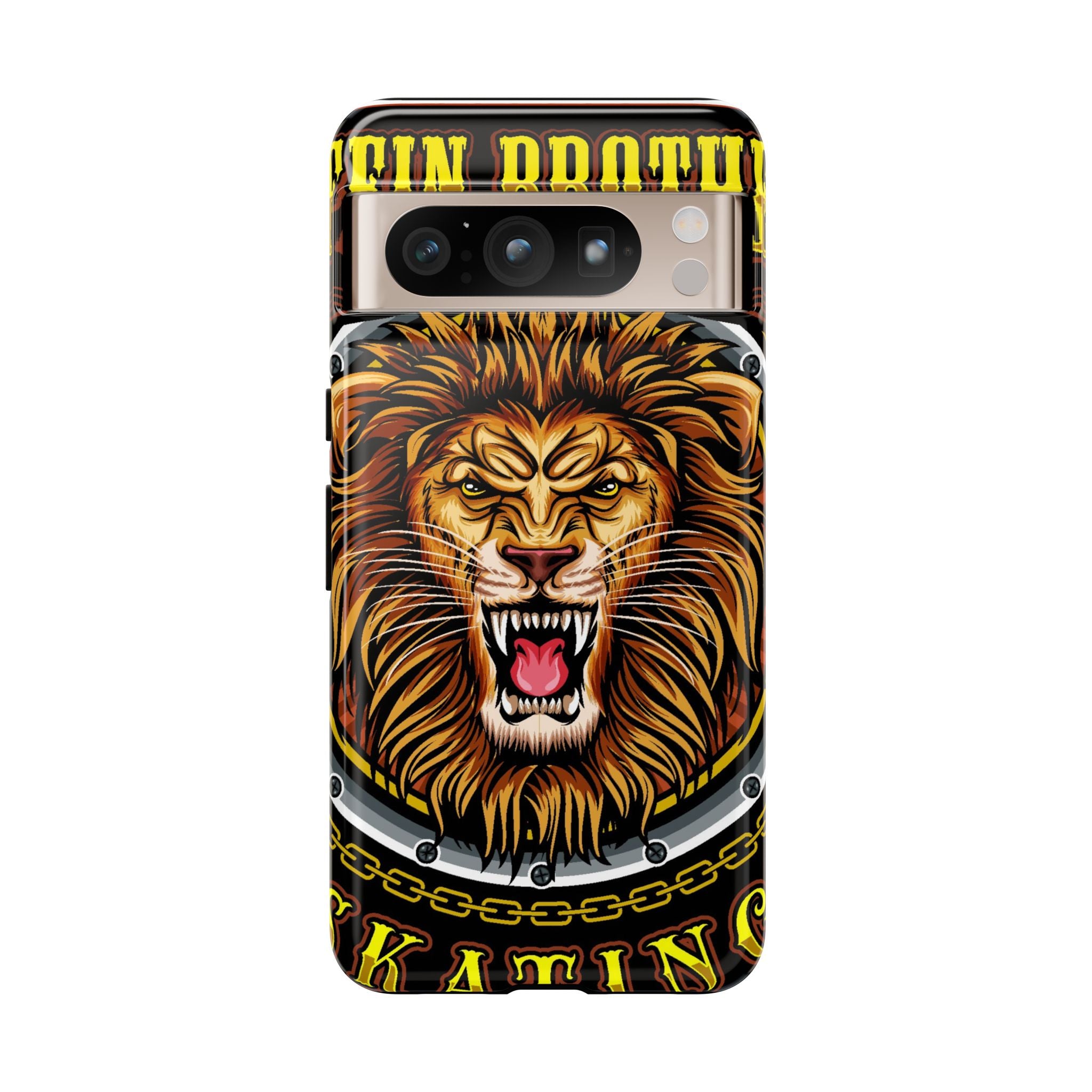 Lion King Tough Cases Phone Case — Fierce Roaring Lion Design, Protective Shockproof Cover