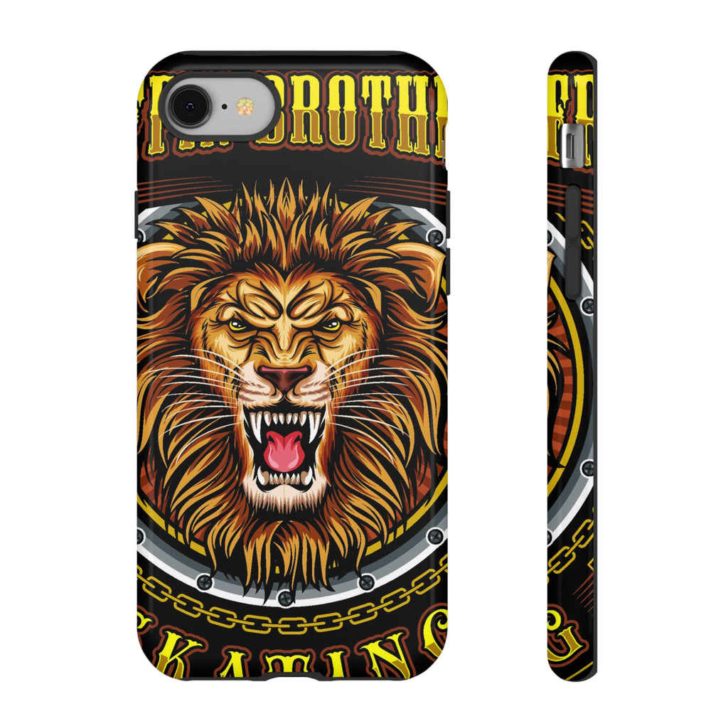 Lion King Tough Cases Phone Case — Fierce Roaring Lion Design, Protective Shockproof Cover