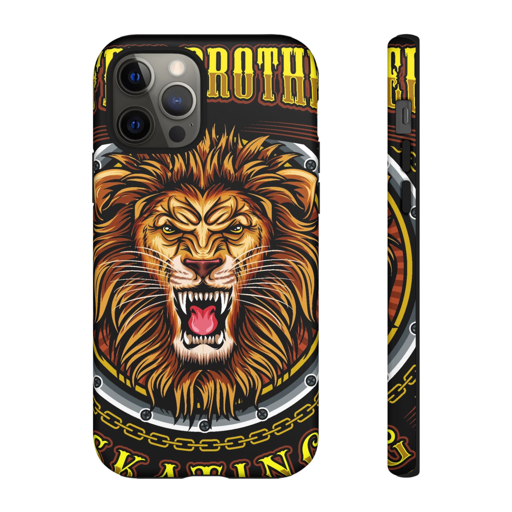 Lion King Tough Cases Phone Case — Fierce Roaring Lion Design, Protective Shockproof Cover