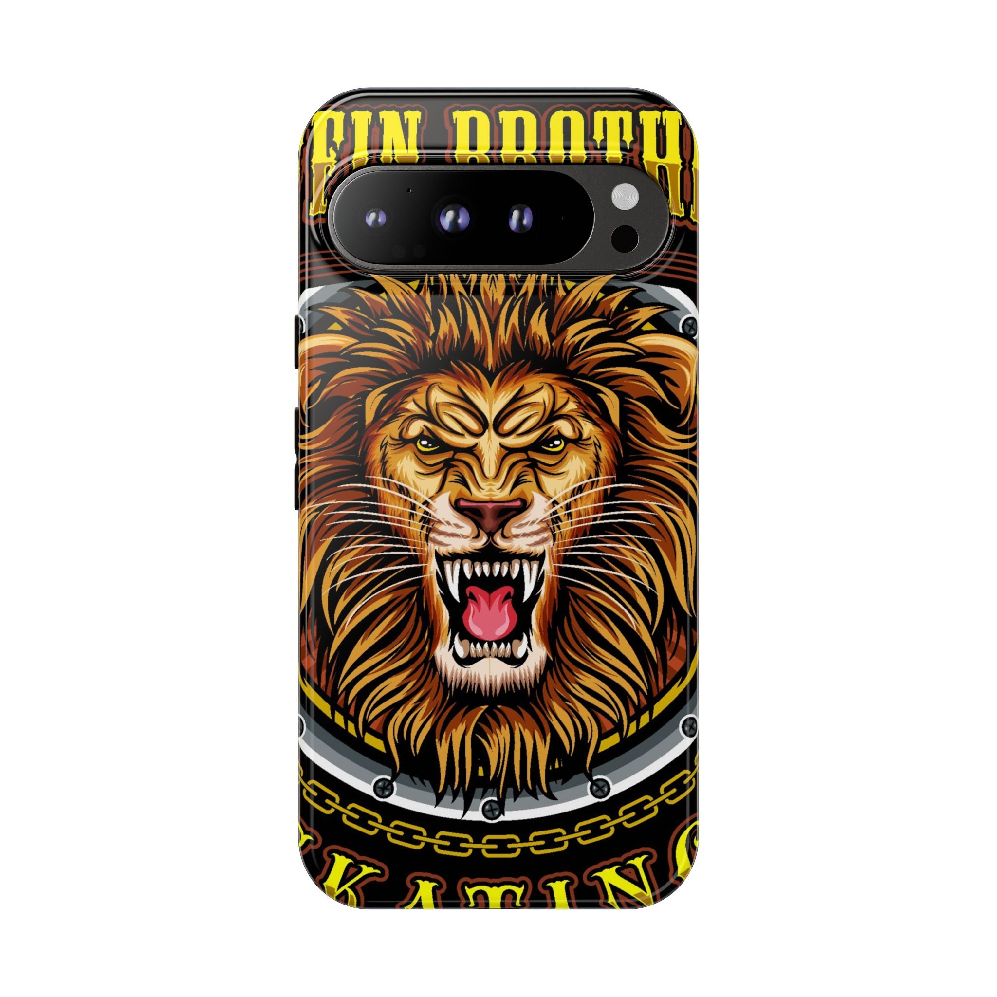 Lion King Tough Cases Phone Case — Fierce Roaring Lion Design, Protective Shockproof Cover