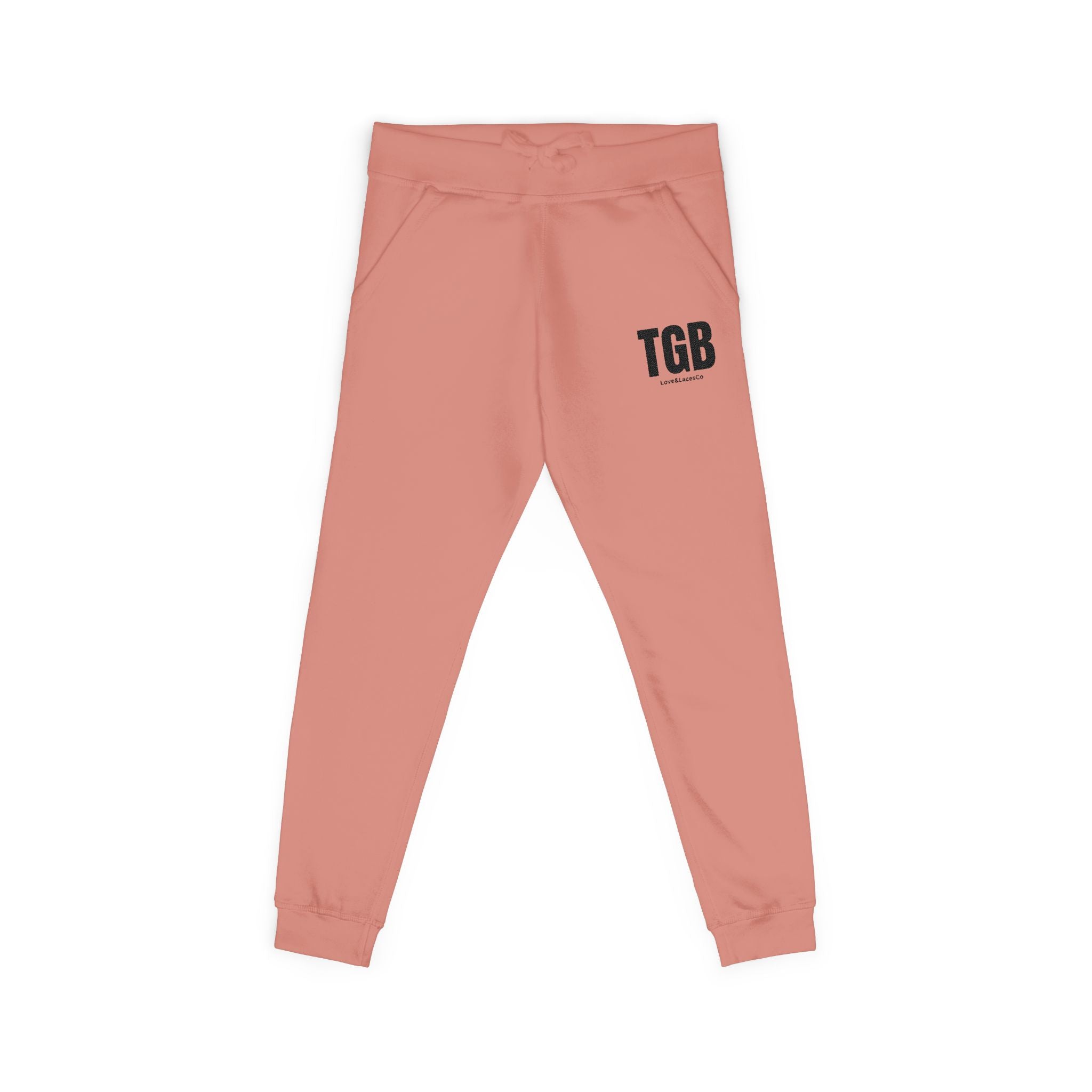 Embroidered 'TGB' Fleece Sweatpants – Cozy Casual Joggers