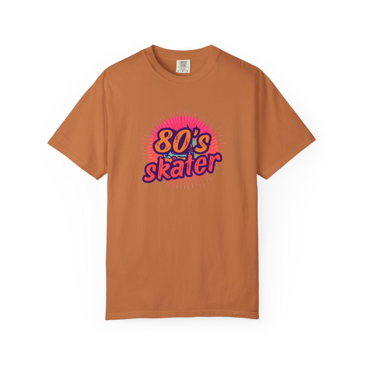 80's Skater T-Shirt — Retro Neon Skateboard Tee