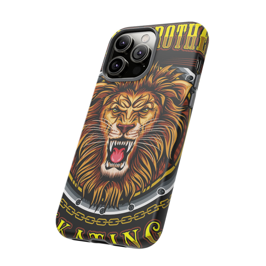 Lion King Tough Cases Phone Case — Fierce Roaring Lion Design, Protective Shockproof Cover