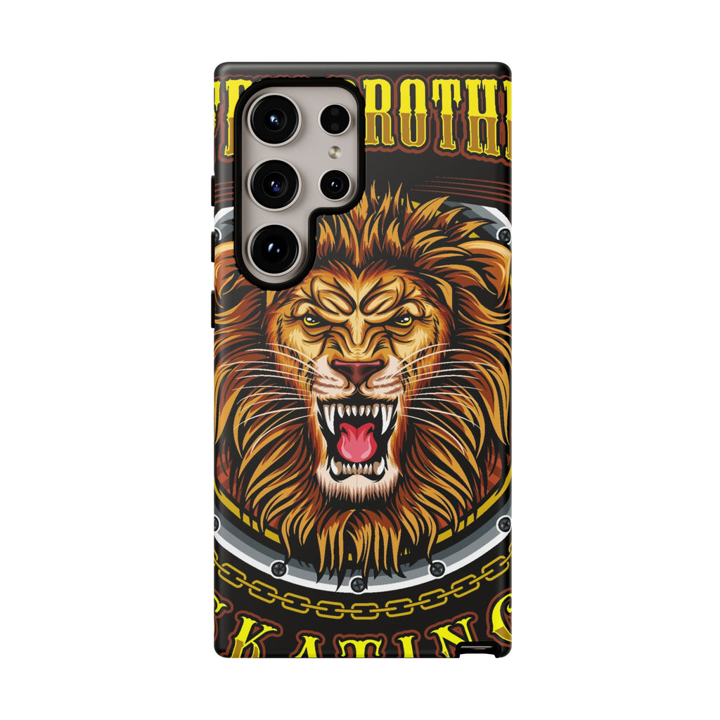 Lion King Tough Cases Phone Case — Fierce Roaring Lion Design, Protective Shockproof Cover