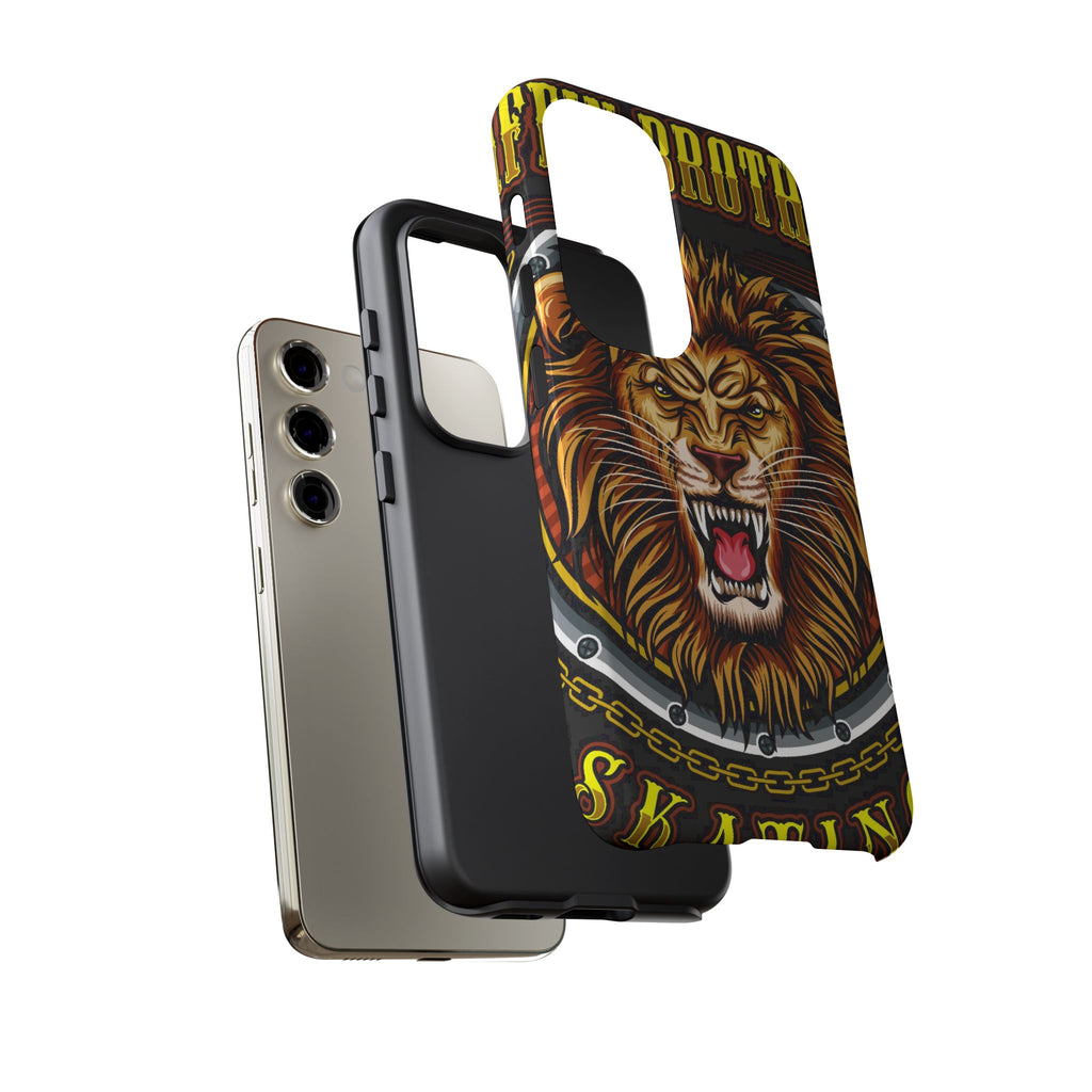 Lion King Tough Cases Phone Case — Fierce Roaring Lion Design, Protective Shockproof Cover