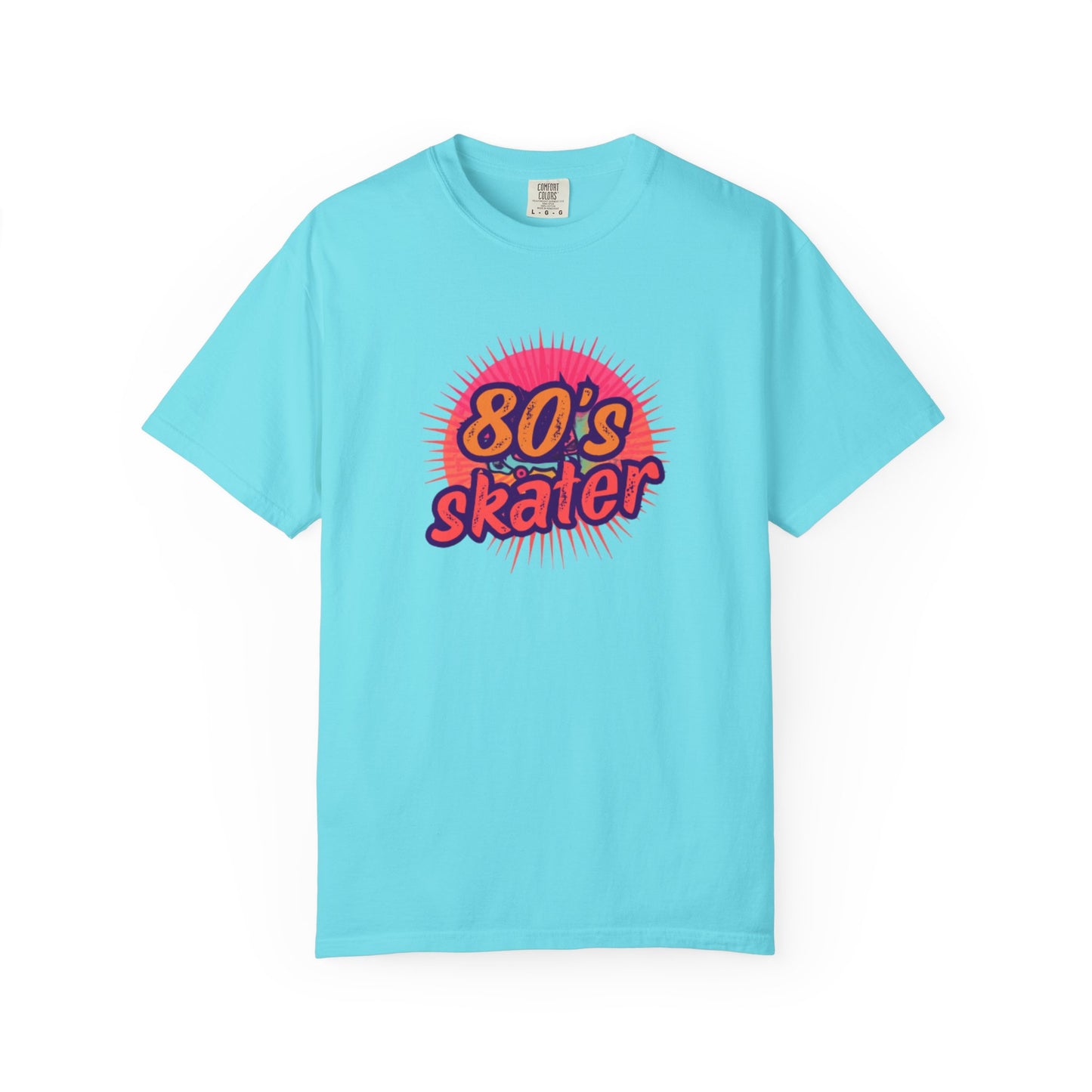 80's Skater T-Shirt — Retro Neon Skateboard Tee