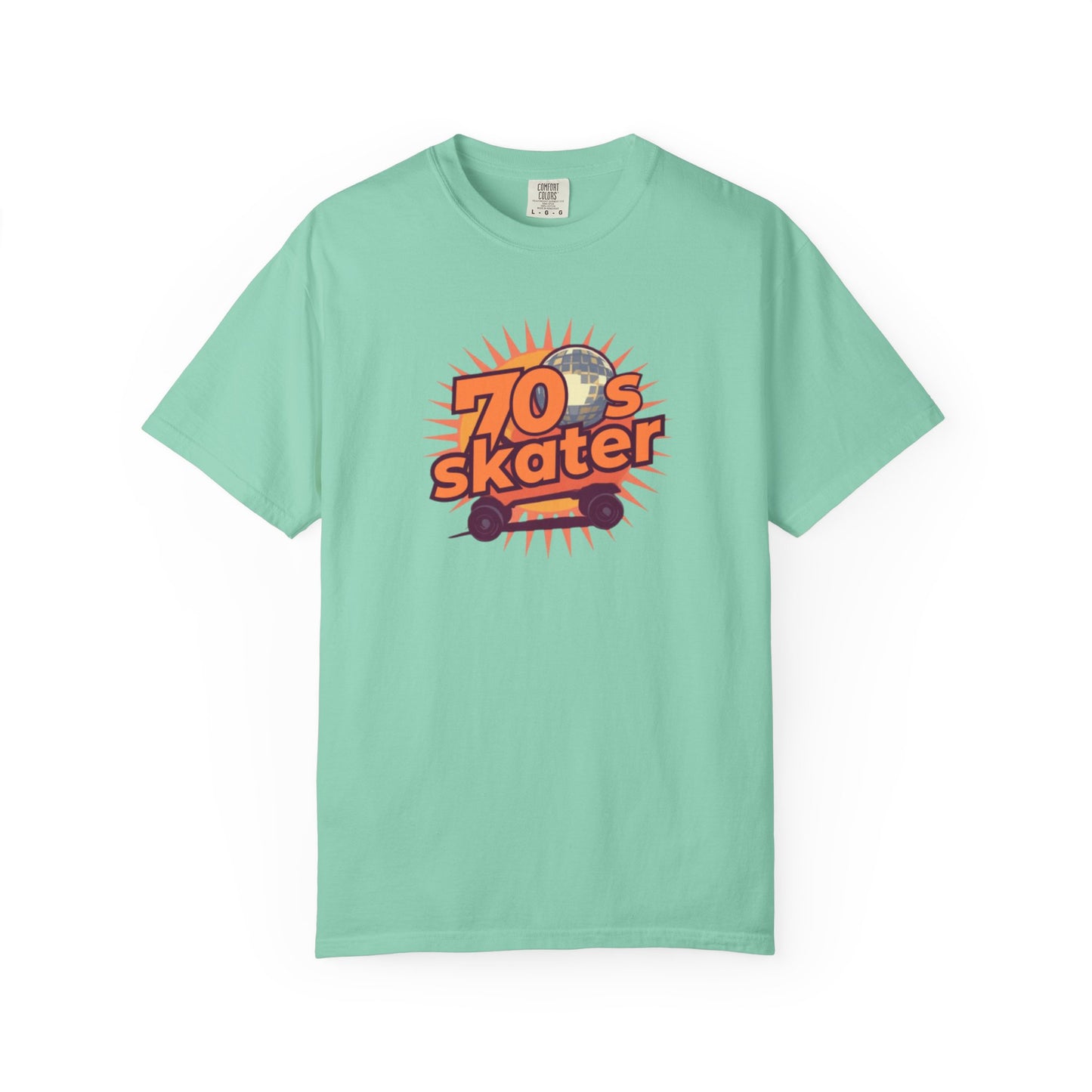70s Skater T-Shirt — Retro Roller Skate Graphic Tee