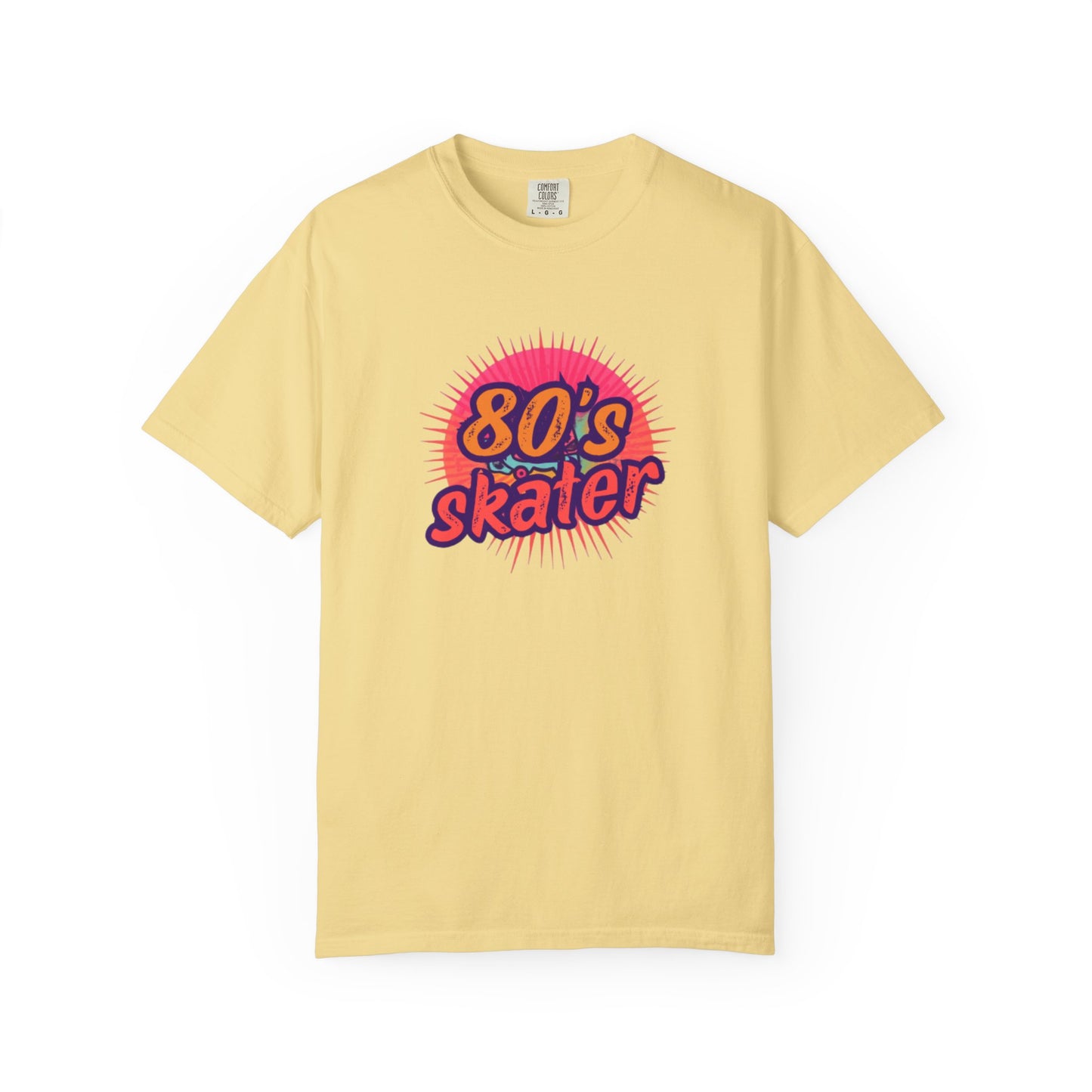 80's Skater T-Shirt — Retro Neon Skateboard Tee