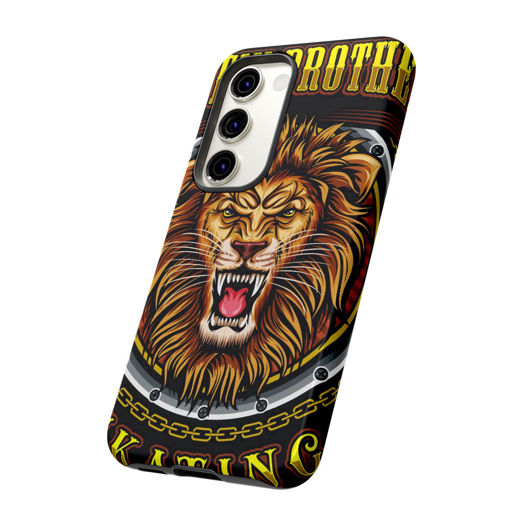 Lion King Tough Cases Phone Case — Fierce Roaring Lion Design, Protective Shockproof Cover