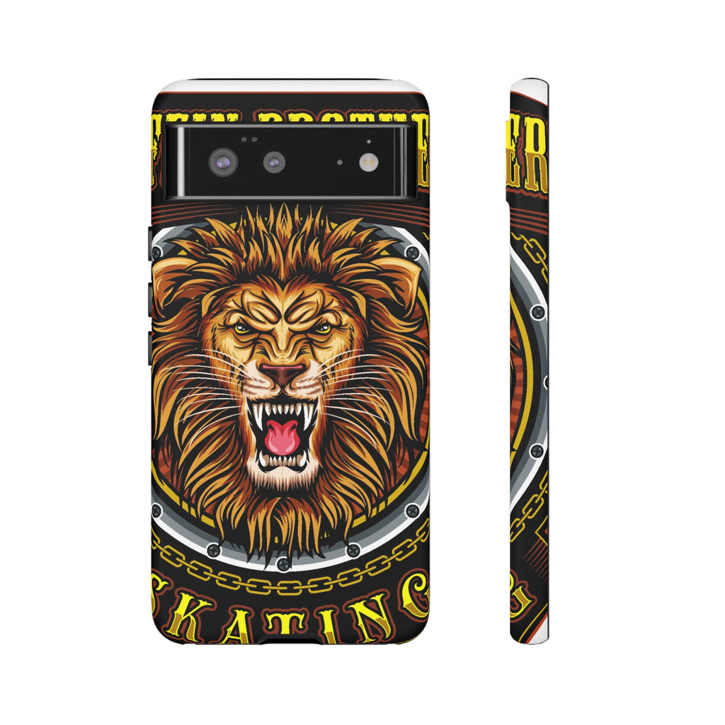 Lion King Tough Cases Phone Case — Fierce Roaring Lion Design, Protective Shockproof Cover