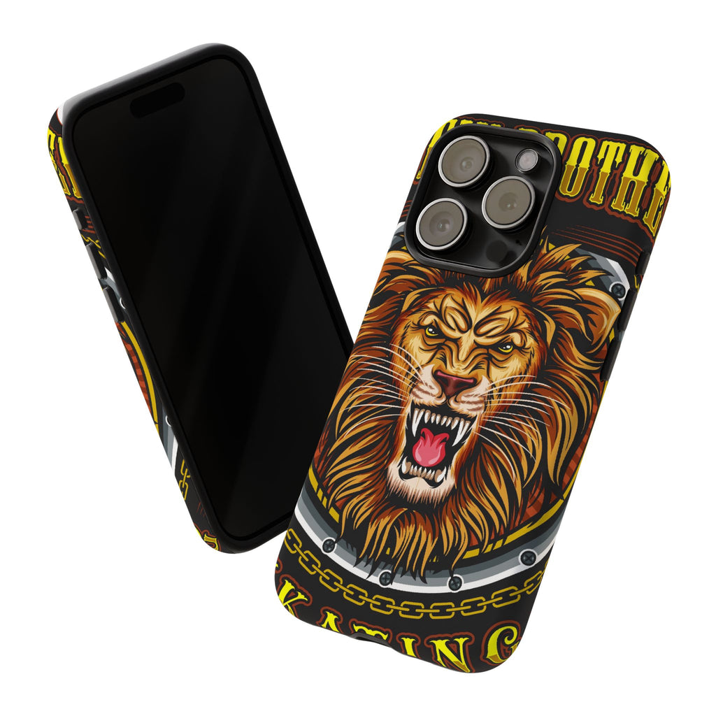 Lion King Tough Cases Phone Case — Fierce Roaring Lion Design, Protective Shockproof Cover