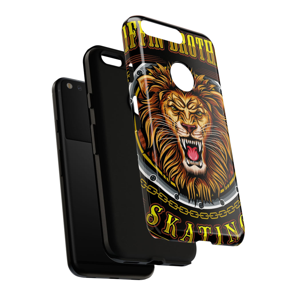Lion King Tough Cases Phone Case — Fierce Roaring Lion Design, Protective Shockproof Cover