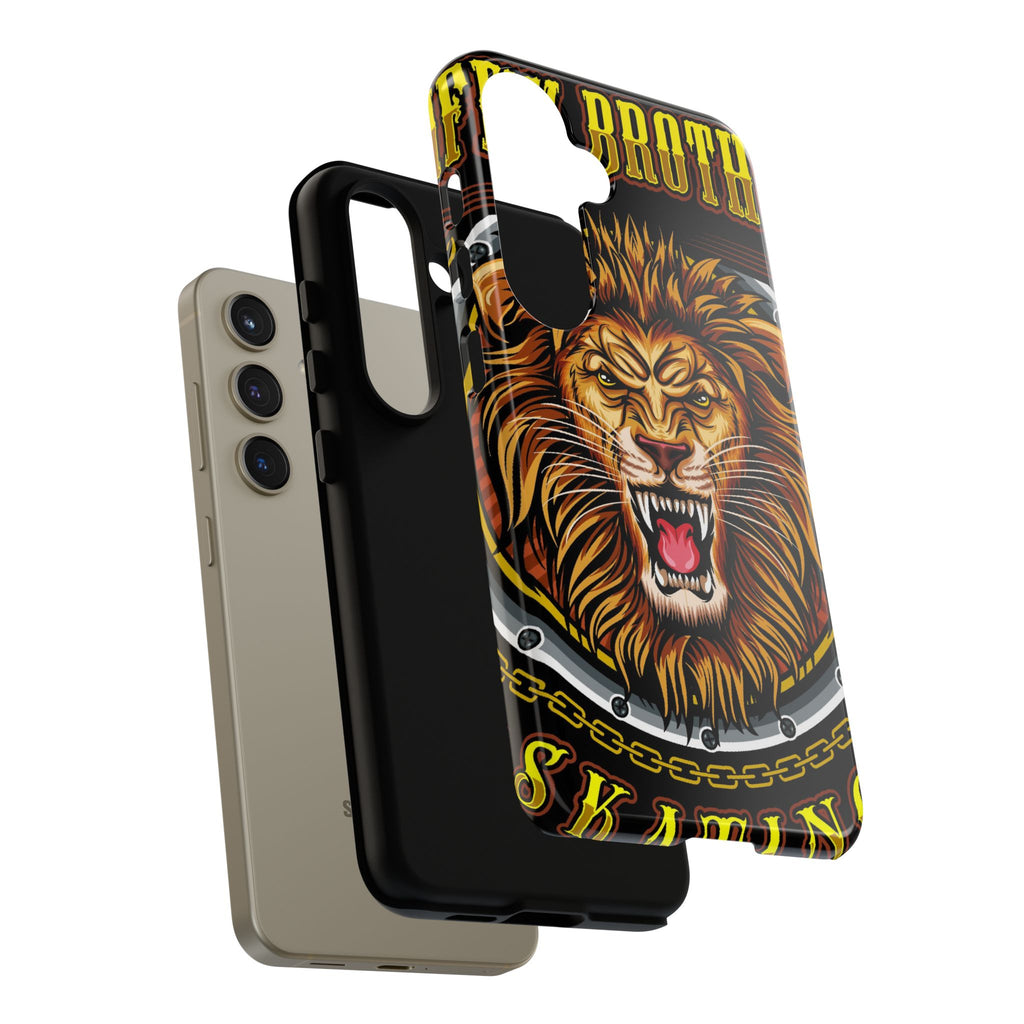Lion King Tough Cases Phone Case — Fierce Roaring Lion Design, Protective Shockproof Cover
