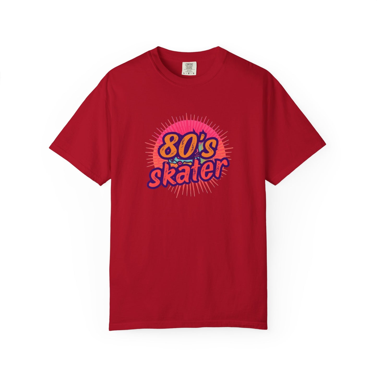 80's Skater T-Shirt — Retro Neon Skateboard Tee