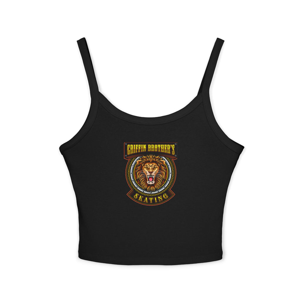 Lion Crest Skating Tank Top — Griffith Brothers Vintage Athletic Crop