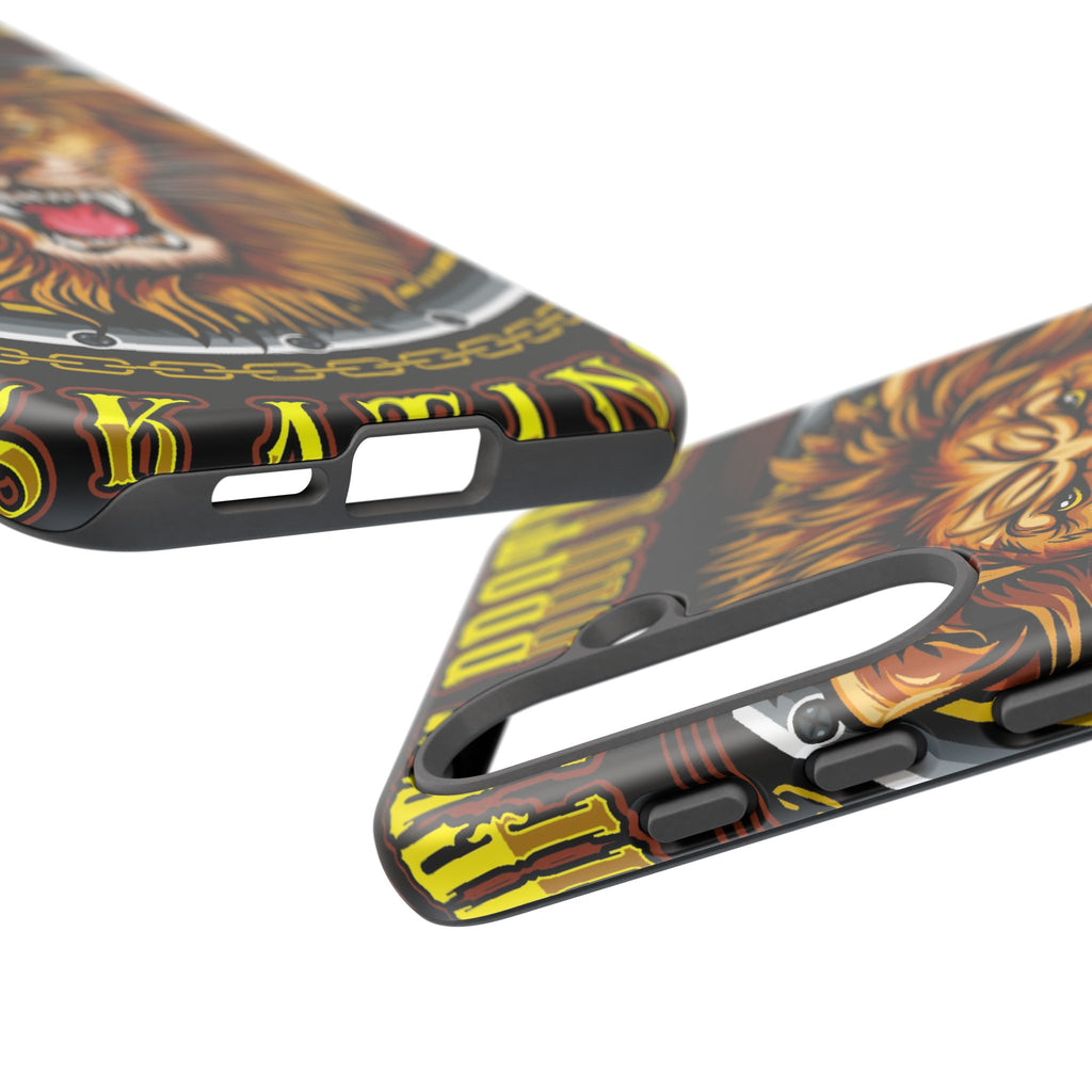 Lion King Tough Cases Phone Case — Fierce Roaring Lion Design, Protective Shockproof Cover