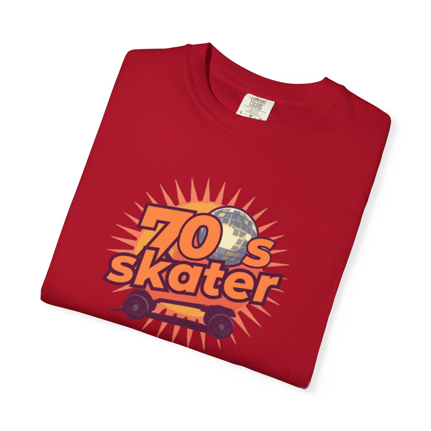 70s Skater T-Shirt — Retro Roller Skate Graphic Tee