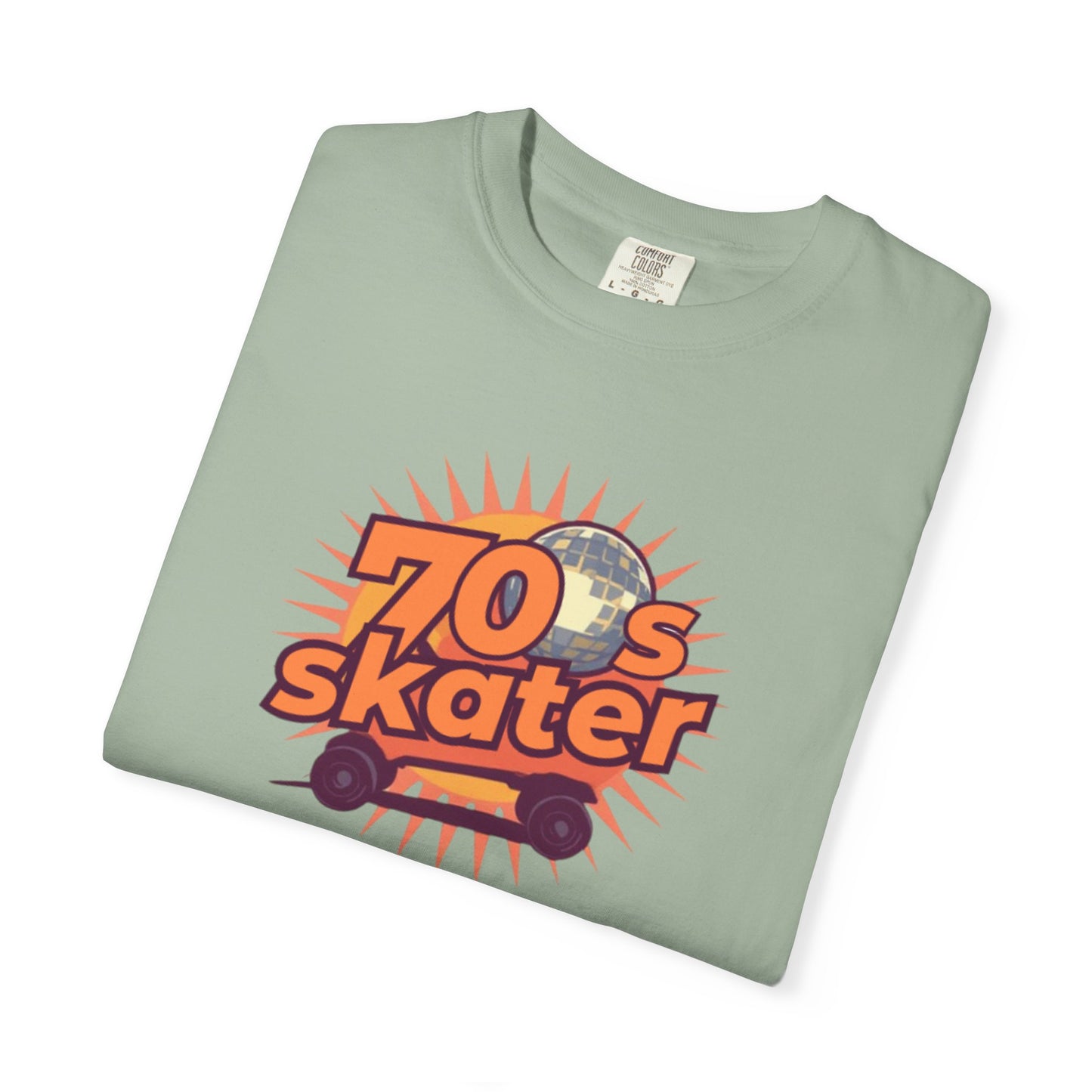 70s Skater T-Shirt — Retro Roller Skate Graphic Tee