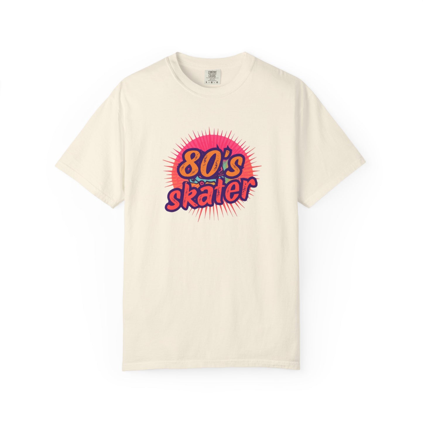 80's Skater T-Shirt — Retro Neon Skateboard Tee