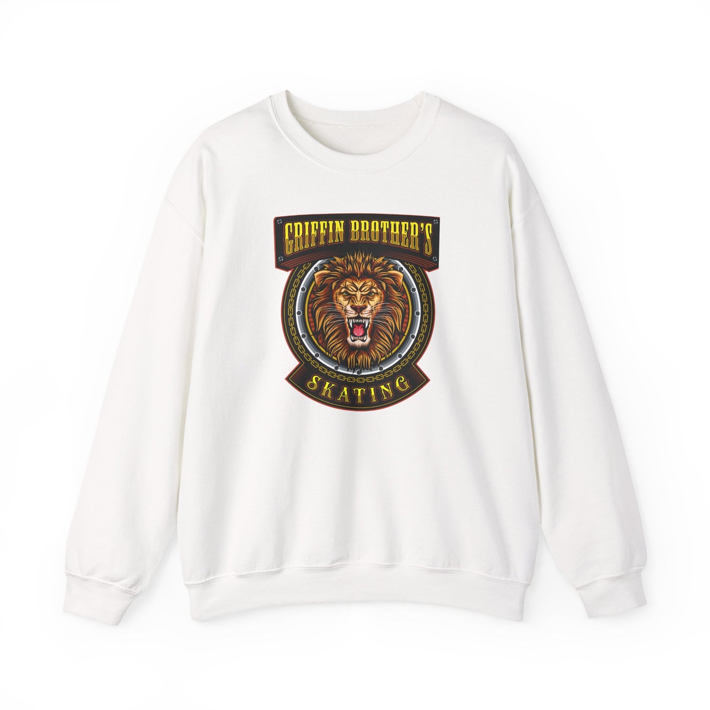 Griffin Brothers Skating Lion Crewneck Sweatshirt