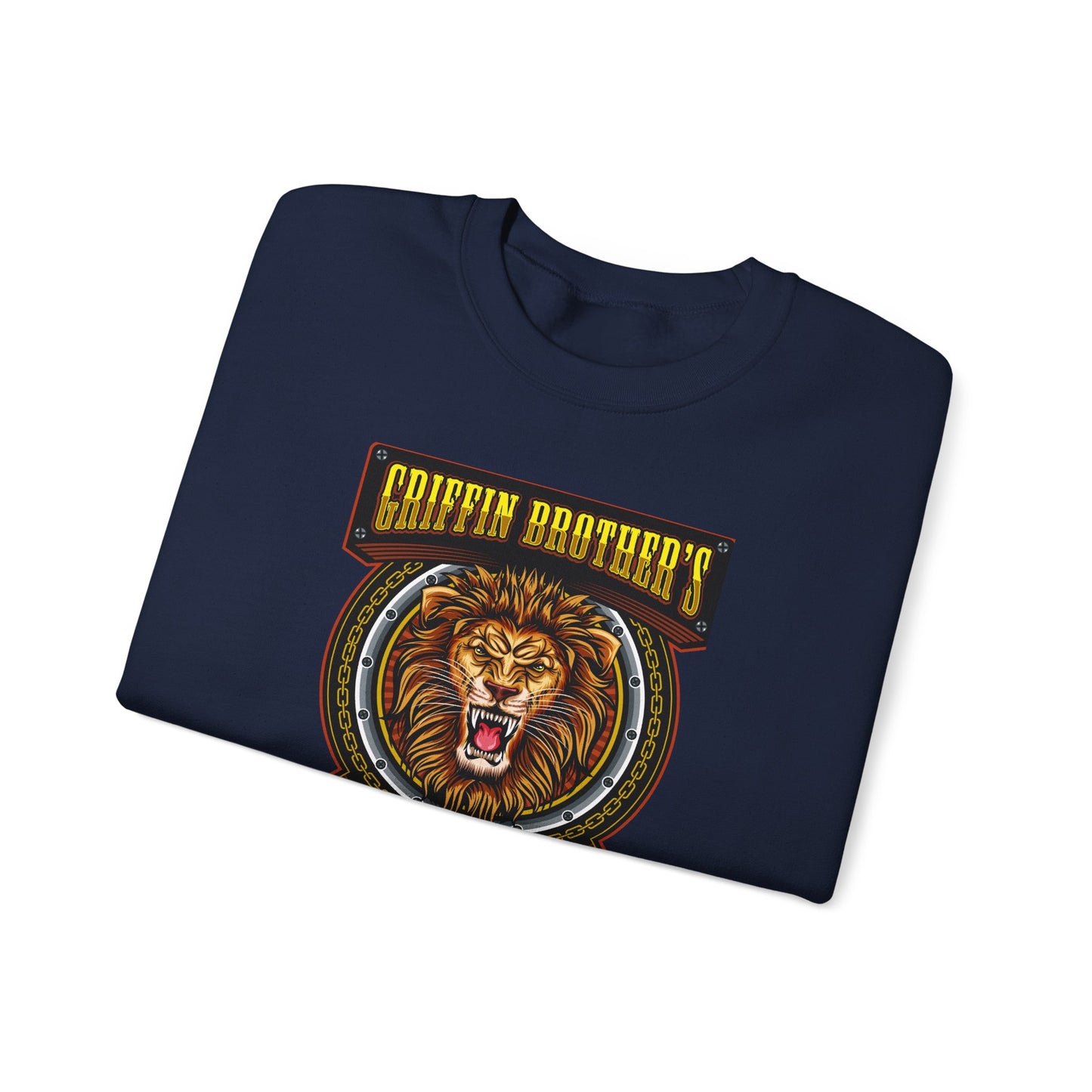 Griffin Brothers Skating Lion Crewneck Sweatshirt
