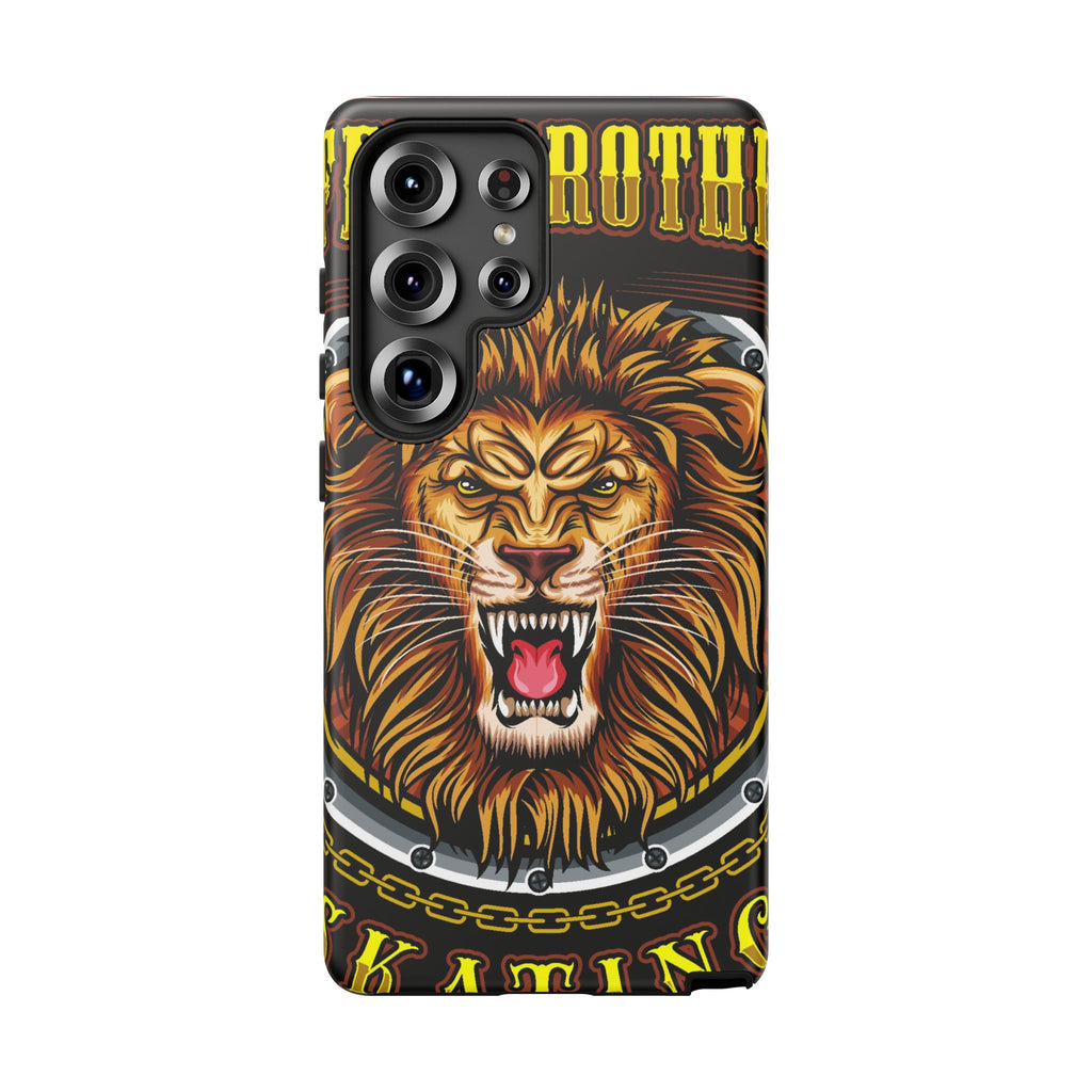 Lion King Tough Cases Phone Case — Fierce Roaring Lion Design, Protective Shockproof Cover