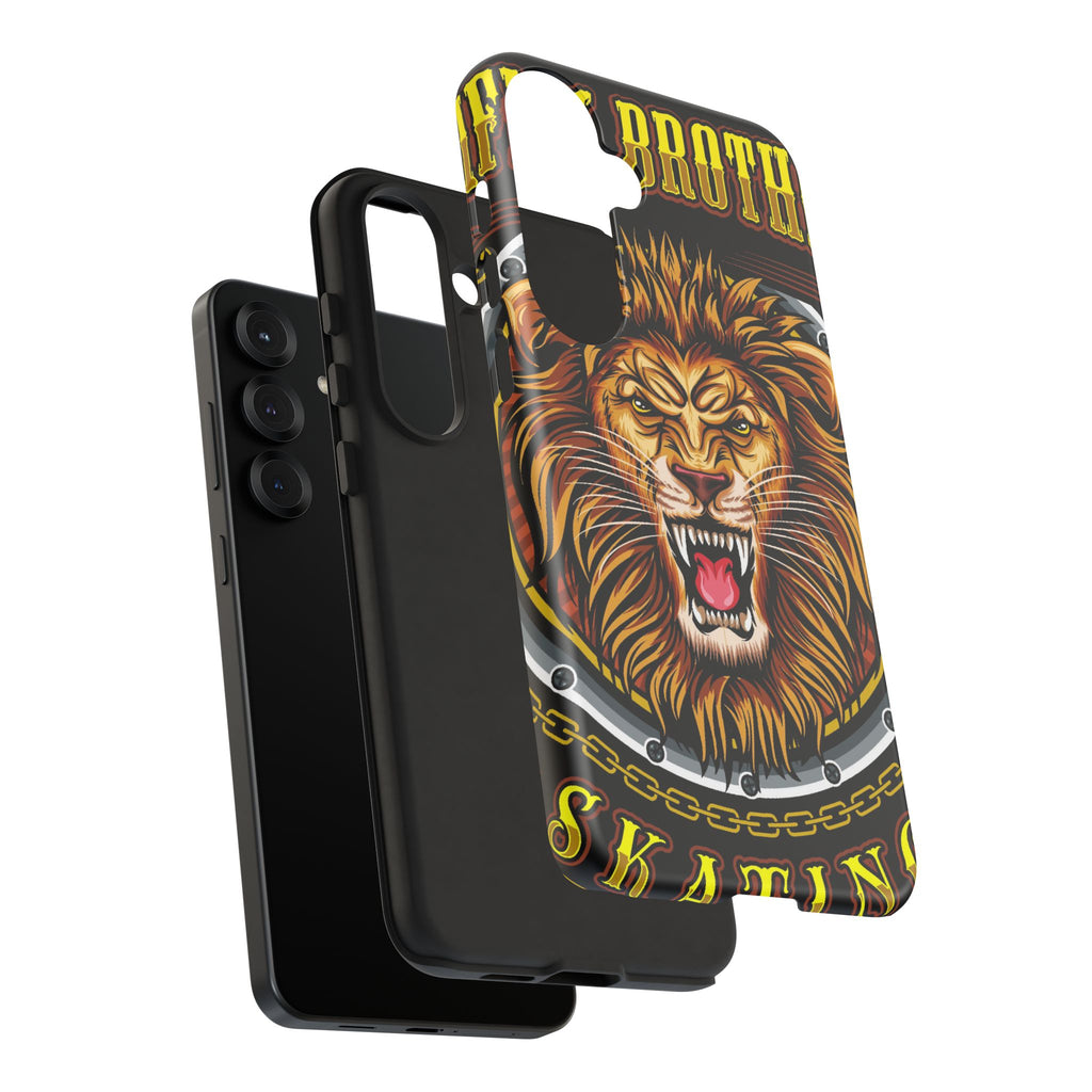 Lion King Tough Cases Phone Case — Fierce Roaring Lion Design, Protective Shockproof Cover