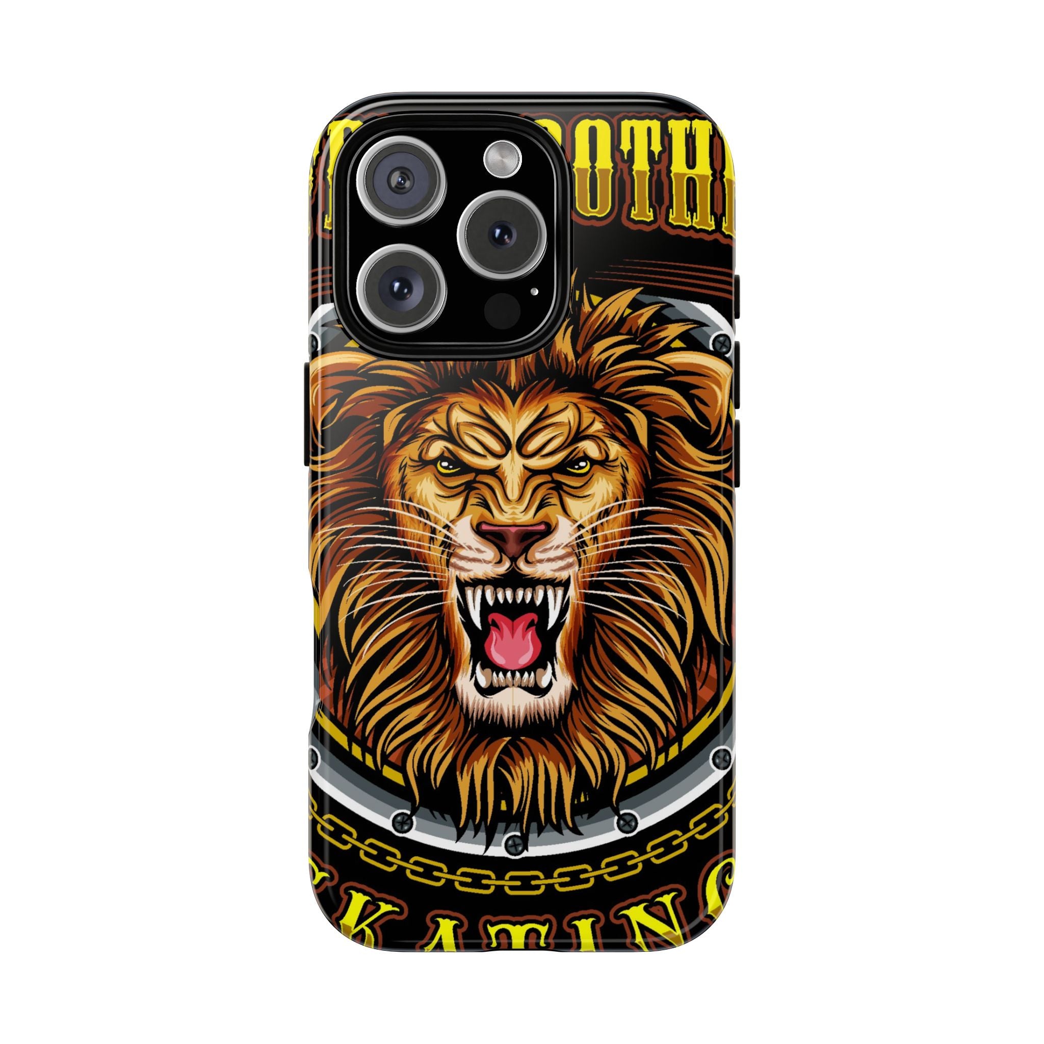 Lion King Tough Cases Phone Case — Fierce Roaring Lion Design, Protective Shockproof Cover