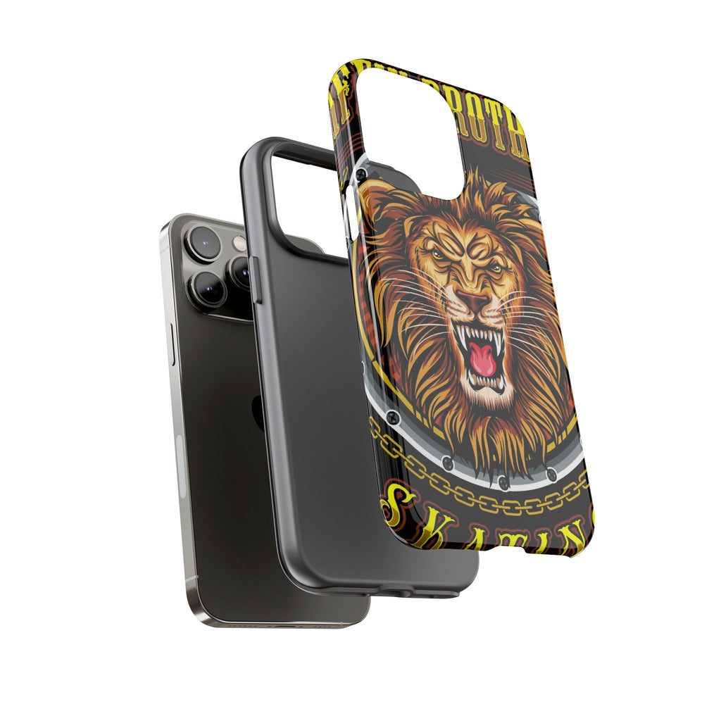 Lion King Tough Cases Phone Case — Fierce Roaring Lion Design, Protective Shockproof Cover