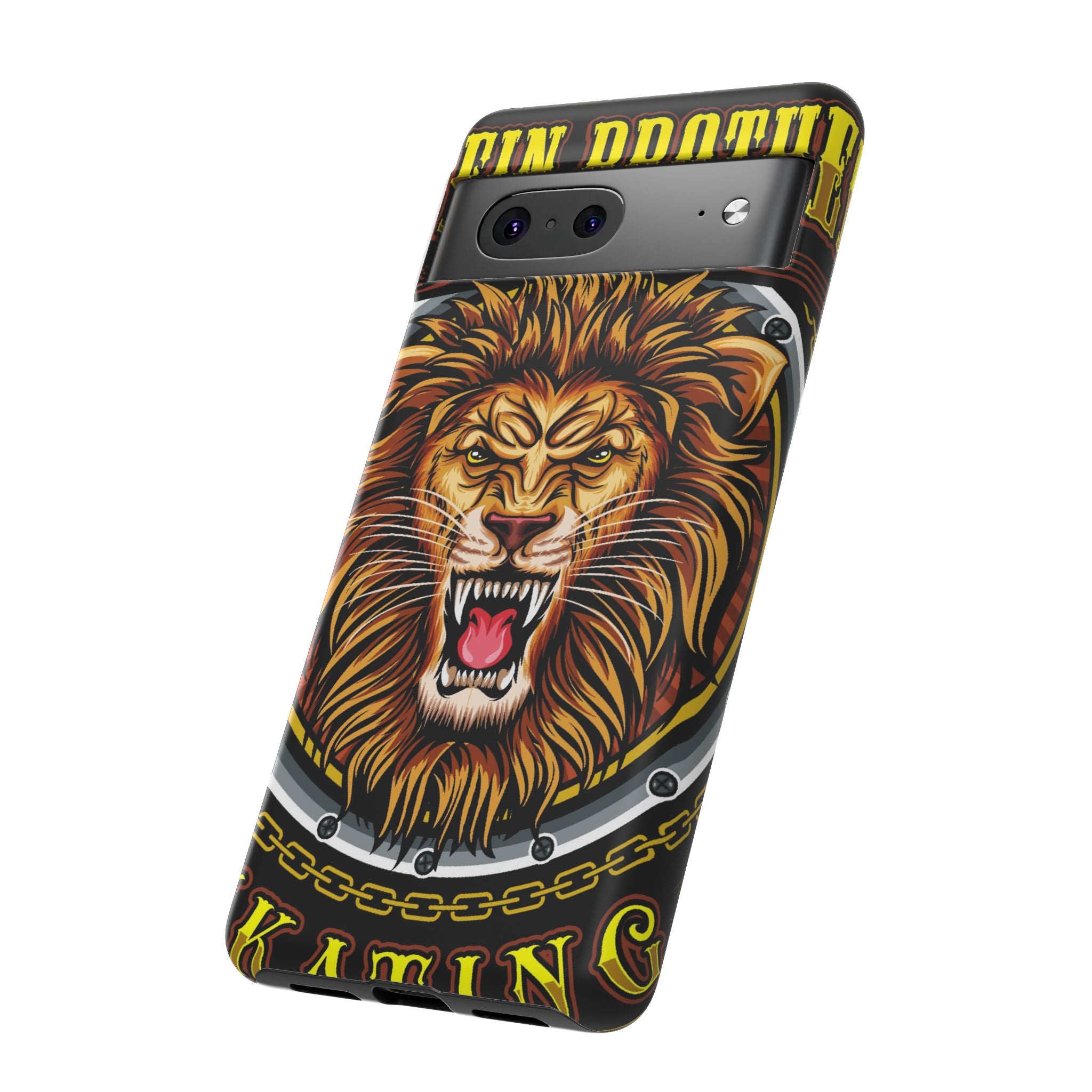 Lion King Tough Cases Phone Case — Fierce Roaring Lion Design, Protective Shockproof Cover