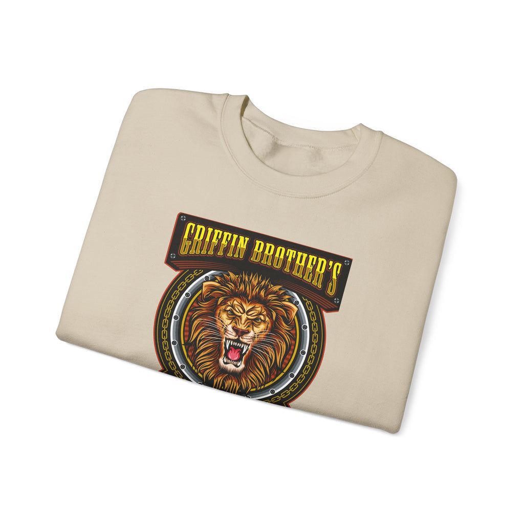 Griffin Brothers Skating Lion Crewneck Sweatshirt