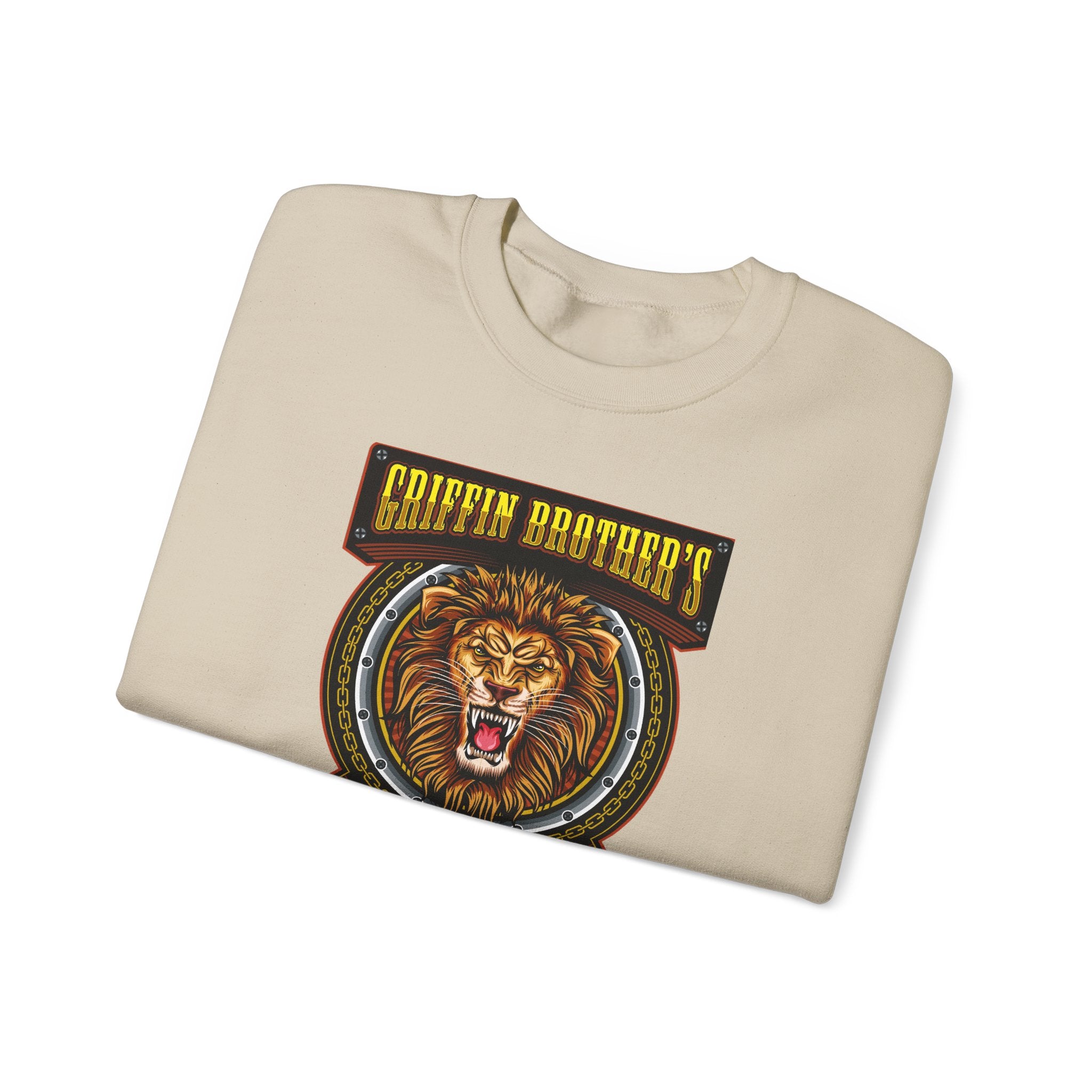Griffin Brothers Skating Lion Crewneck Sweatshirt