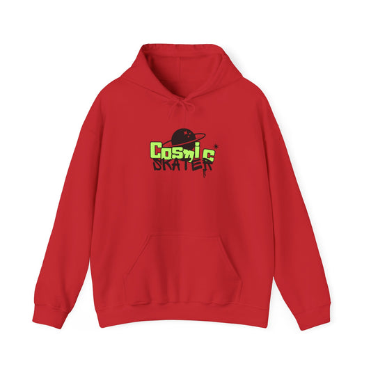Hoodie — Cosmic Skater Graphic Pullover (Planet Skate Logo)