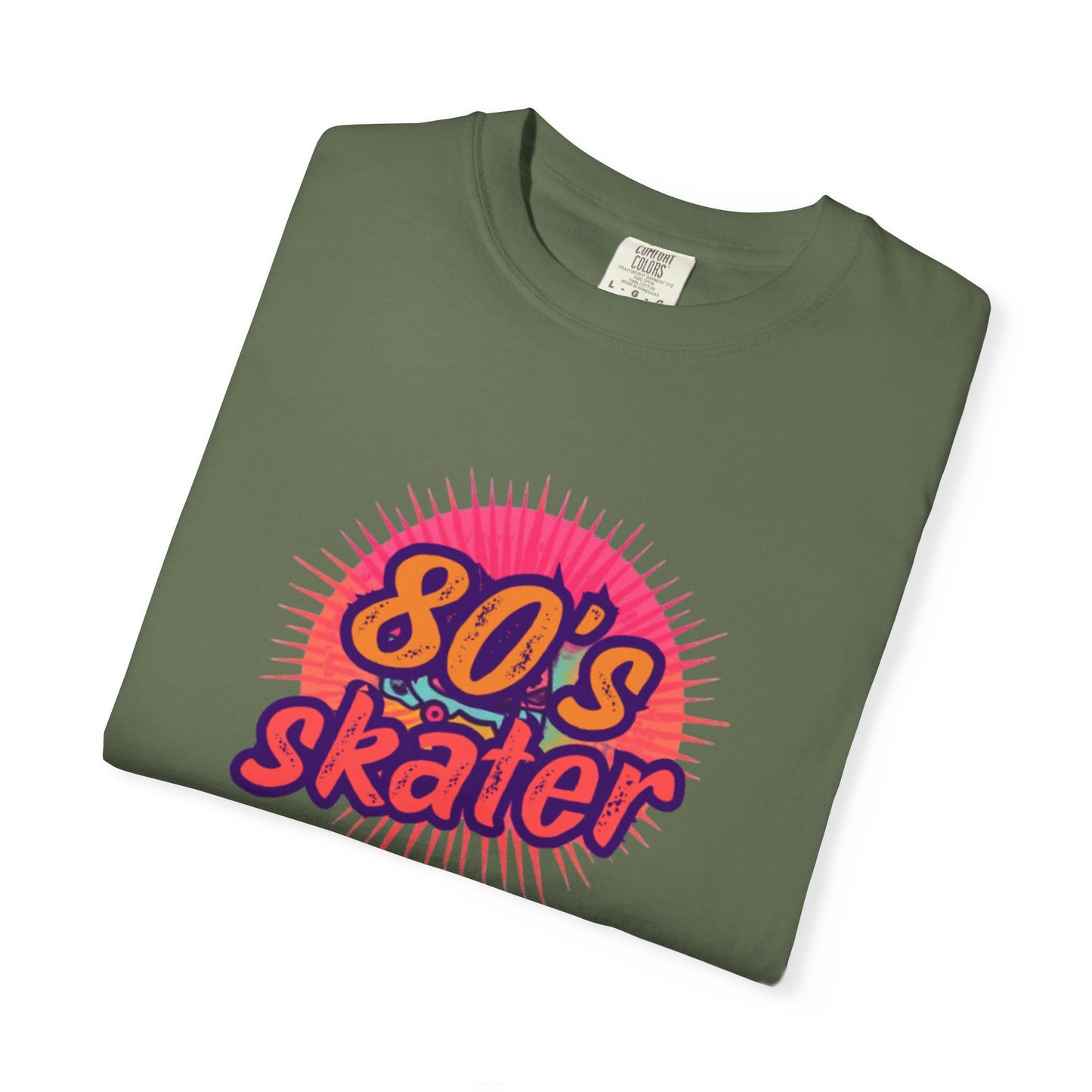 80's Skater T-Shirt — Retro Neon Skateboard Tee
