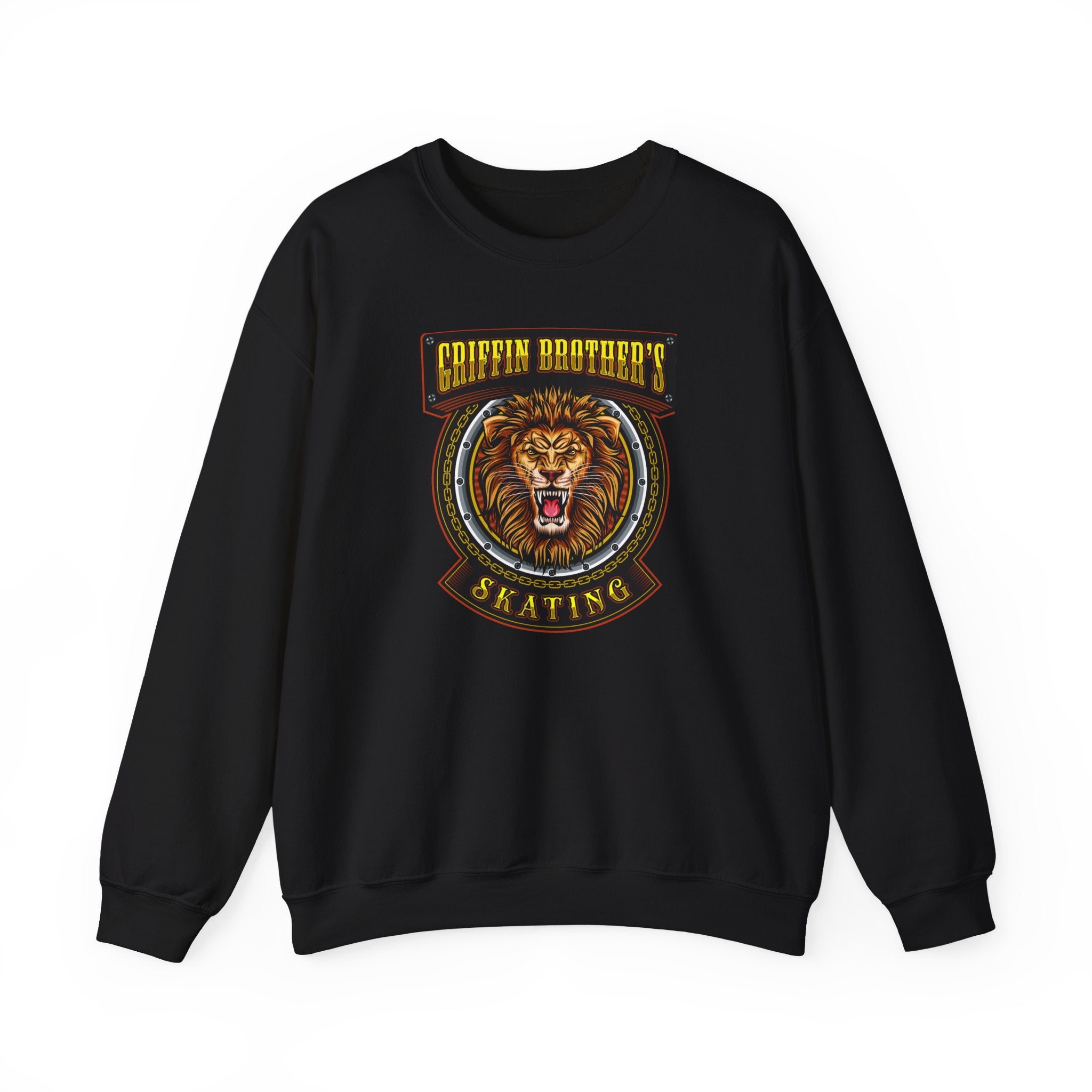 Griffin Brothers Skating Lion Crewneck Sweatshirt