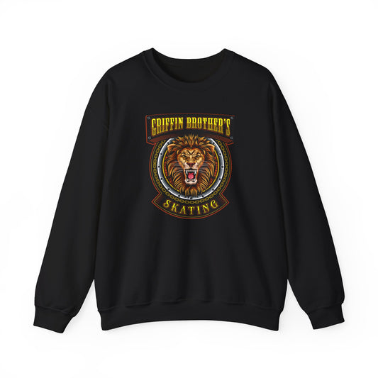 Griffin Brothers Skating Lion Crewneck Sweatshirt