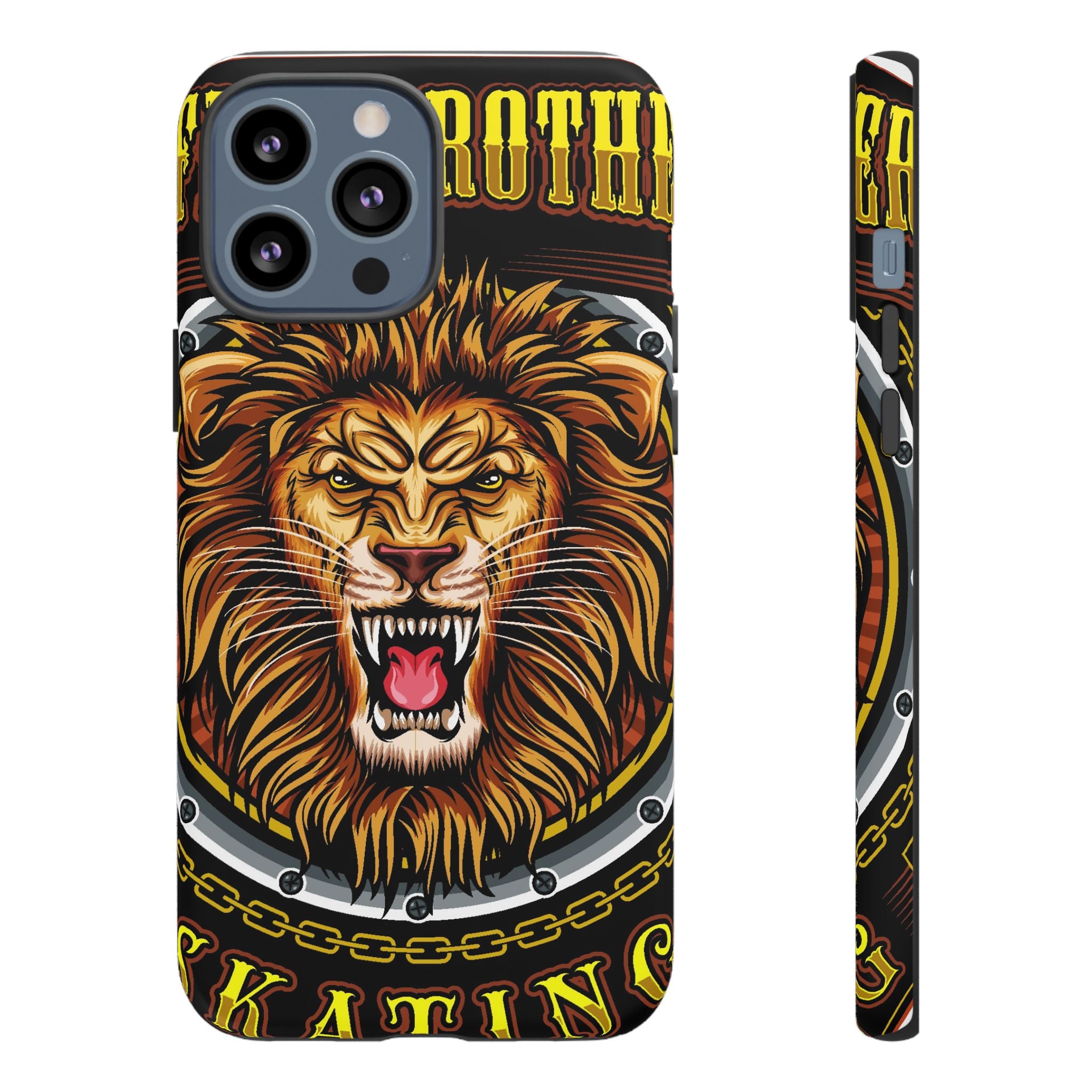 Lion King Tough Cases Phone Case — Fierce Roaring Lion Design, Protective Shockproof Cover