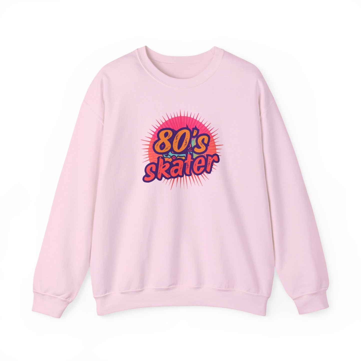 80's Skater Sweatshirt - Retro Skateboarding Crewneck