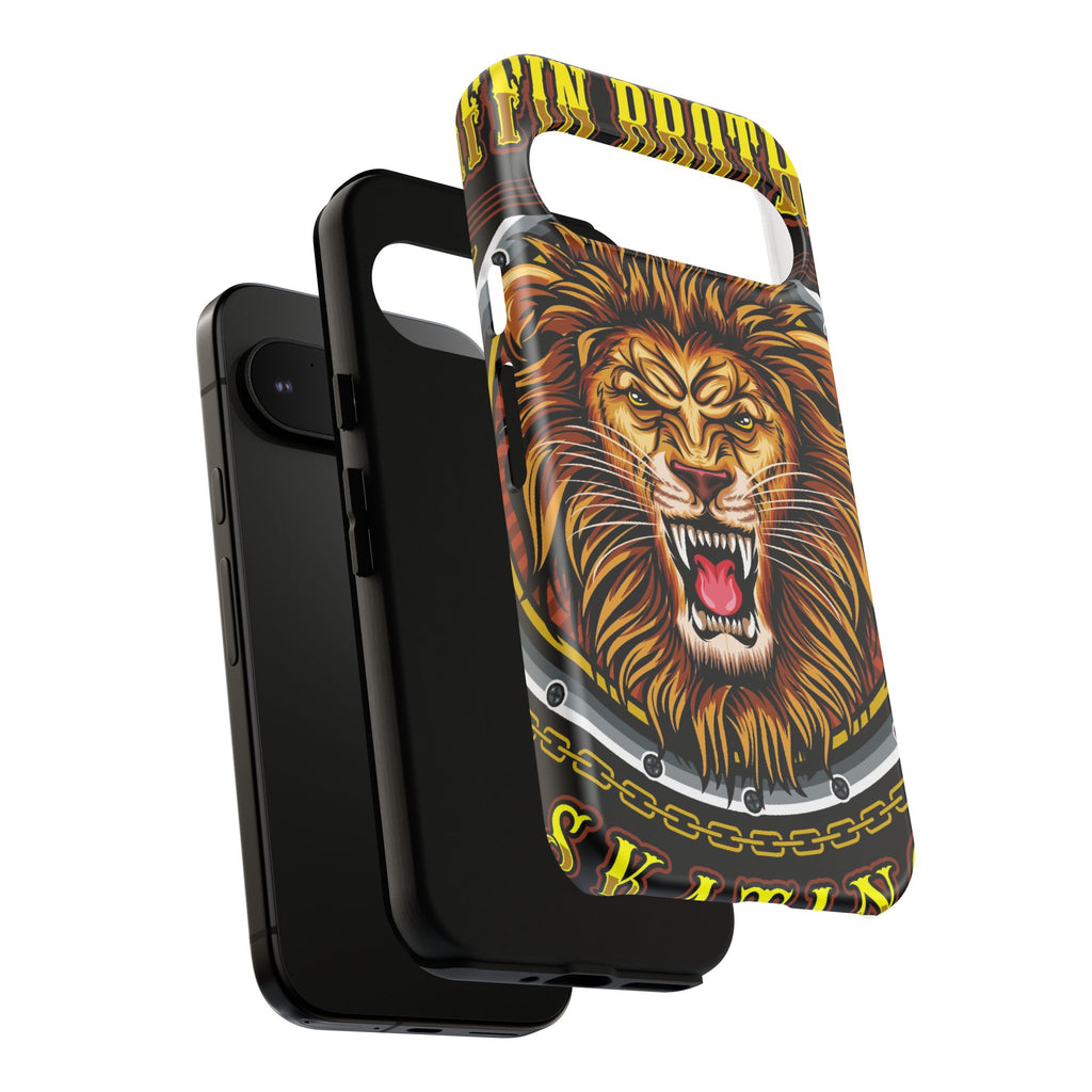 Lion King Tough Cases Phone Case — Fierce Roaring Lion Design, Protective Shockproof Cover