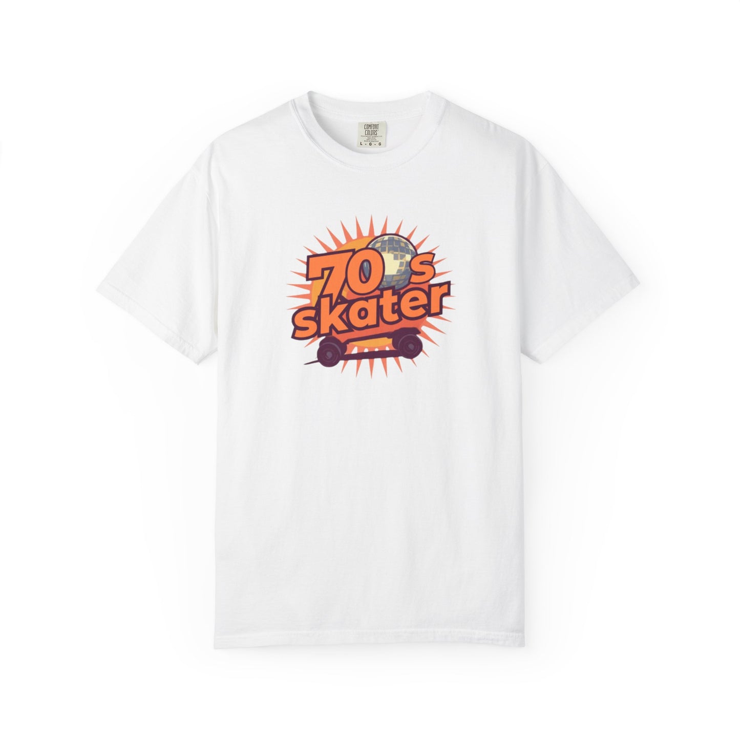 70s Skater T-Shirt — Retro Roller Skate Graphic Tee