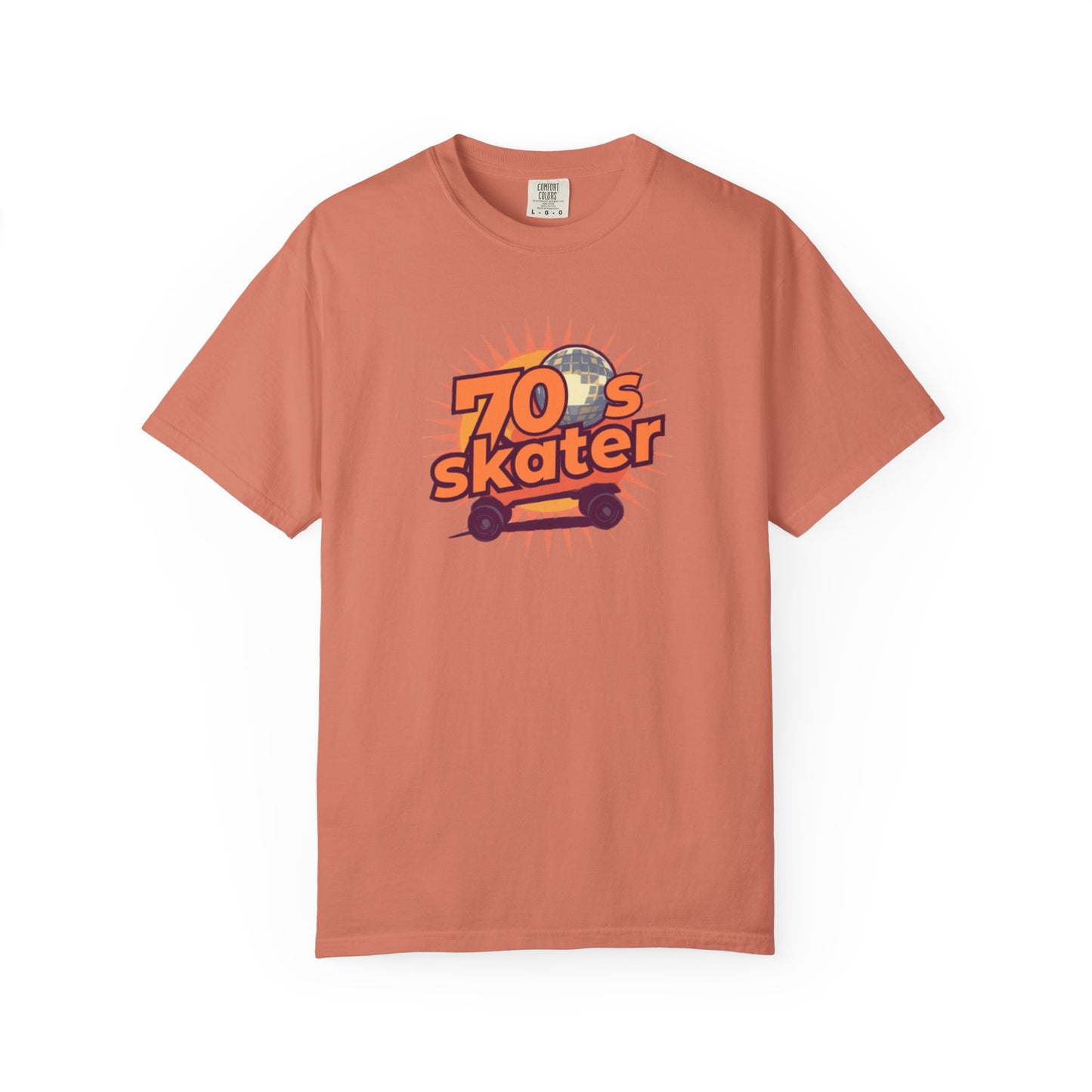 70s Skater T-Shirt — Retro Roller Skate Graphic Tee