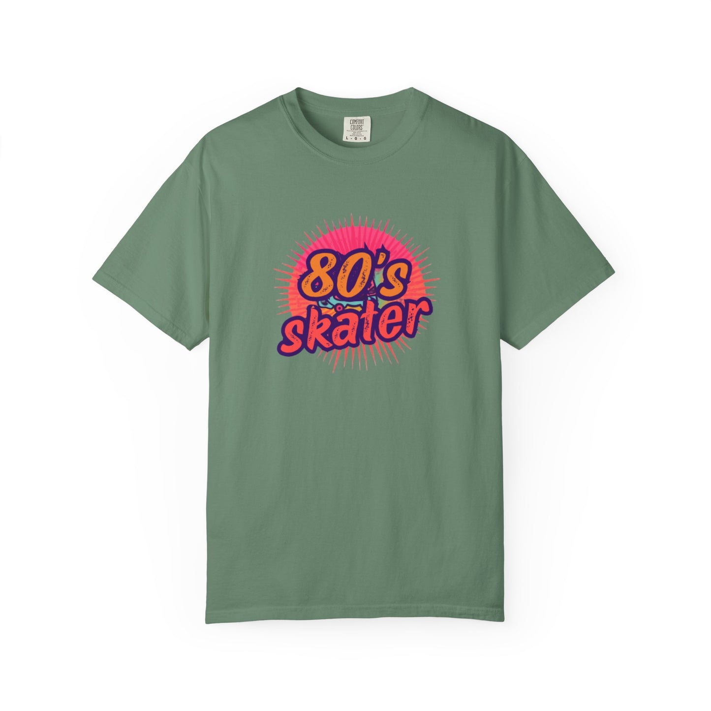 80's Skater T-Shirt — Retro Neon Skateboard Tee