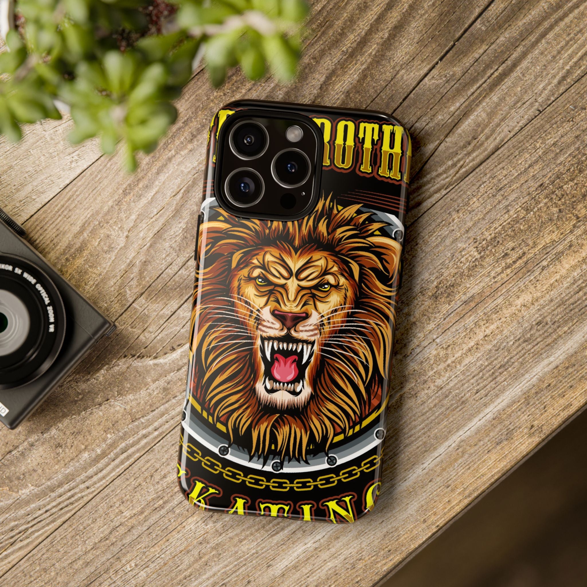 Lion King Tough Cases Phone Case — Fierce Roaring Lion Design, Protective Shockproof Cover