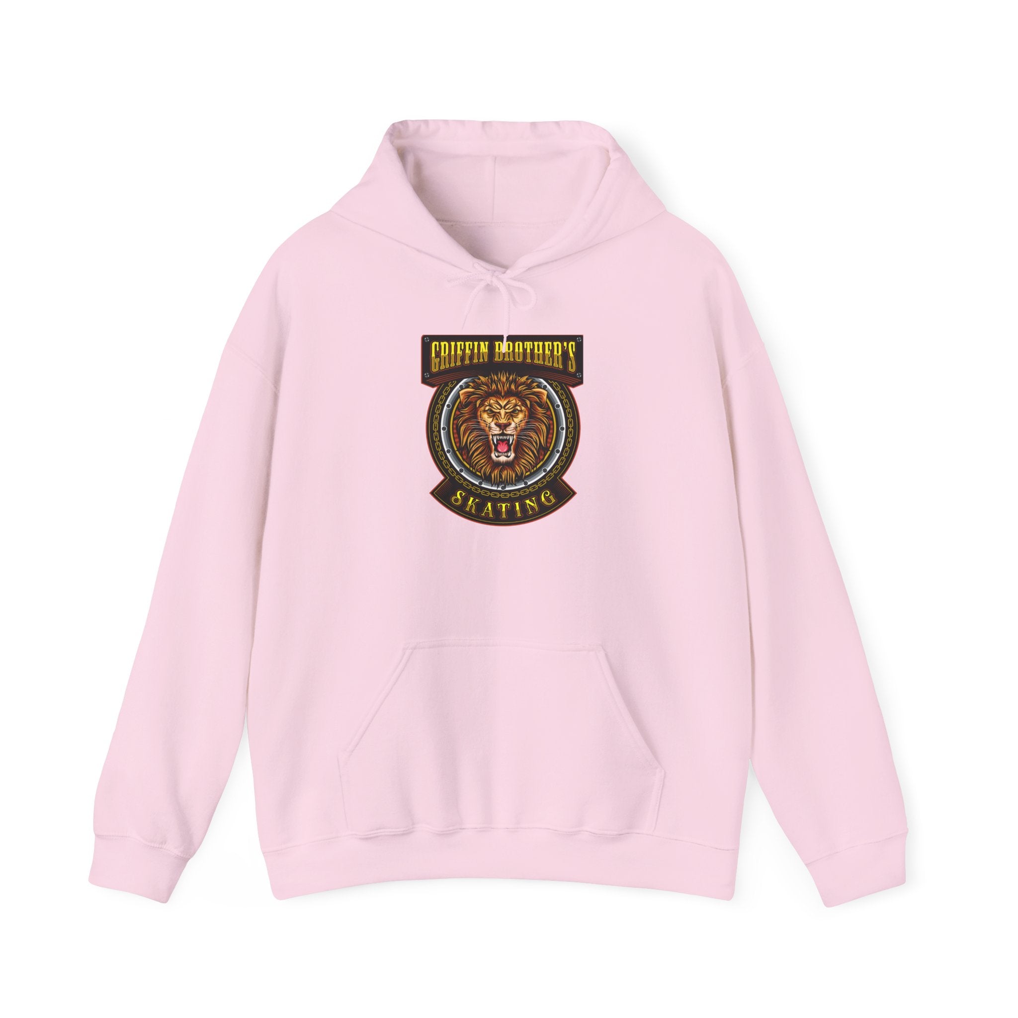Griffin Authority Skating Hoodie — Vintage Lion Patch Graphic