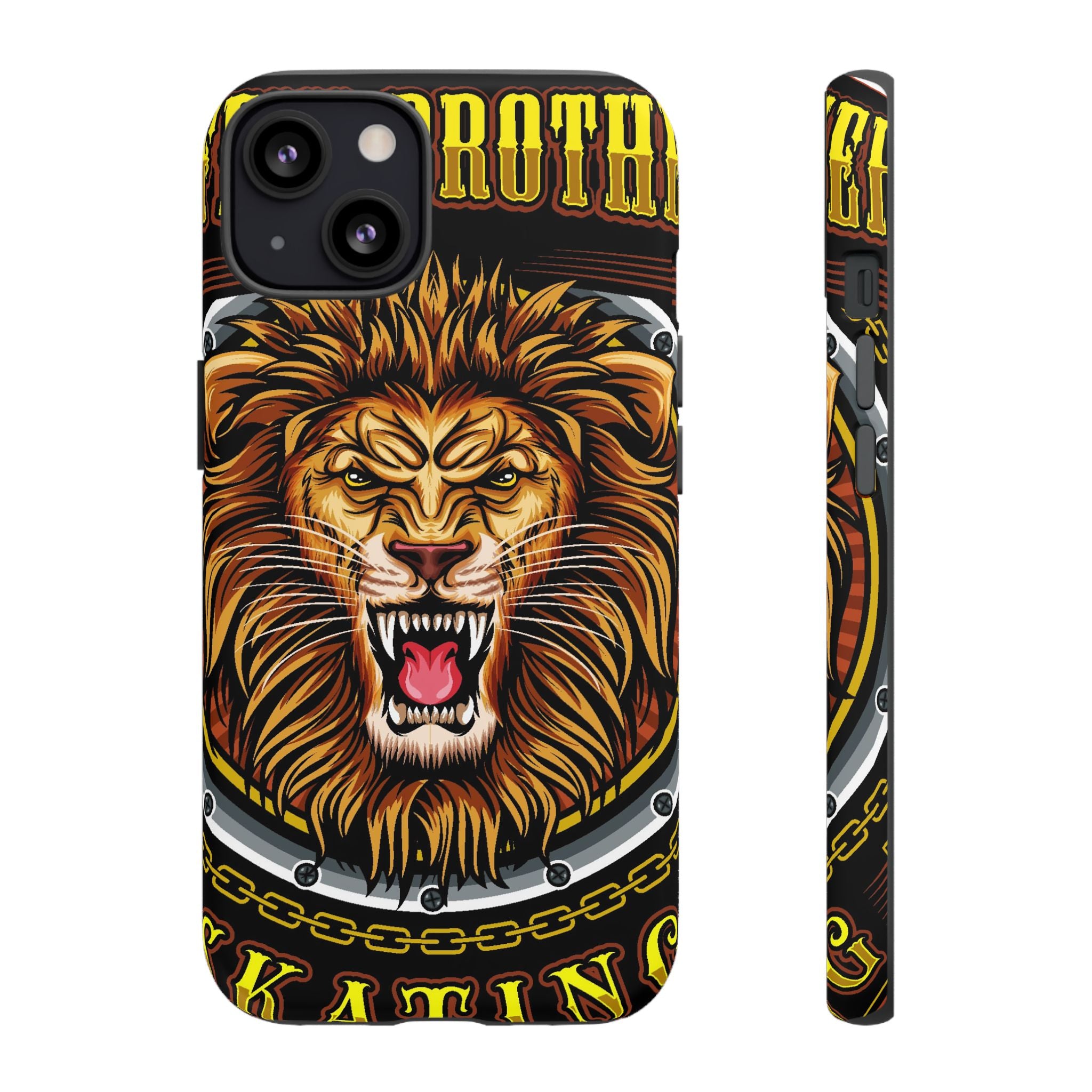 Lion King Tough Cases Phone Case — Fierce Roaring Lion Design, Protective Shockproof Cover