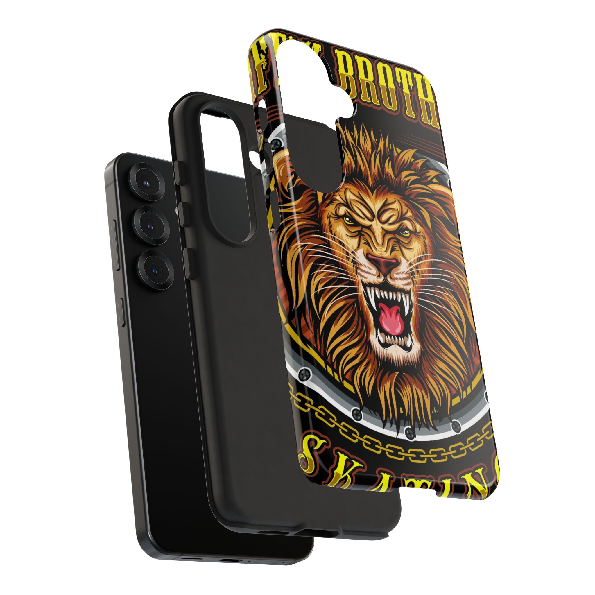 Lion King Tough Cases Phone Case — Fierce Roaring Lion Design, Protective Shockproof Cover