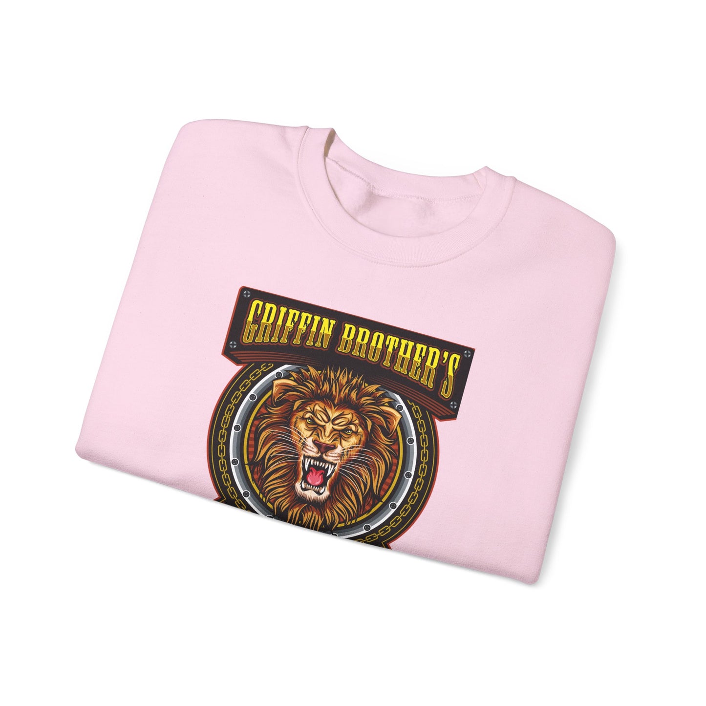 Griffin Brothers Skating Lion Crewneck Sweatshirt